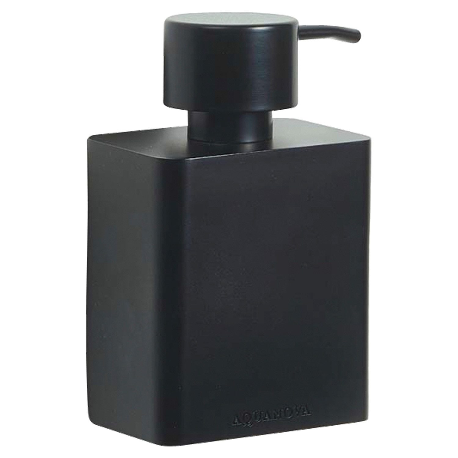 Aquanova Seifenspender KHANA, H 38,5 cm, Schwarz matt, Polyresin, Füllmenge: 390 ml
