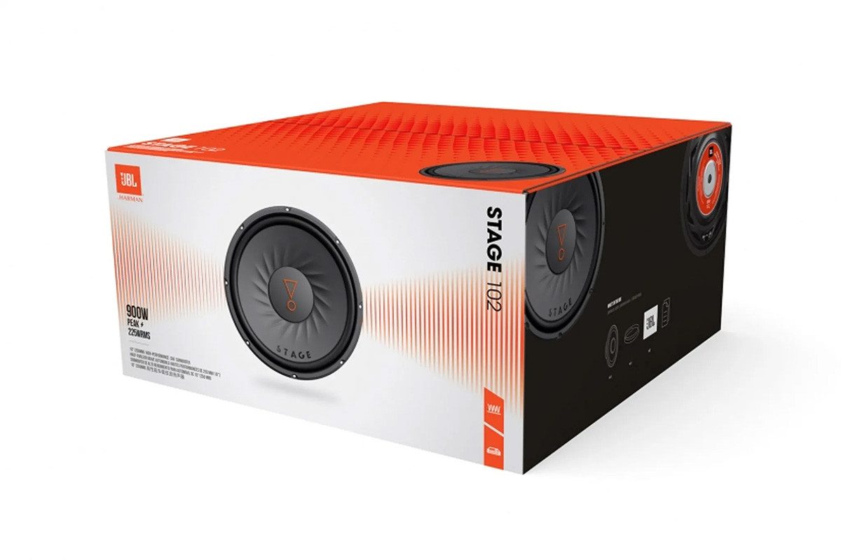 JBL Stage 102 25cm Subwoofer Auto-Subwoofer (225 W, max.: W 25 cm)