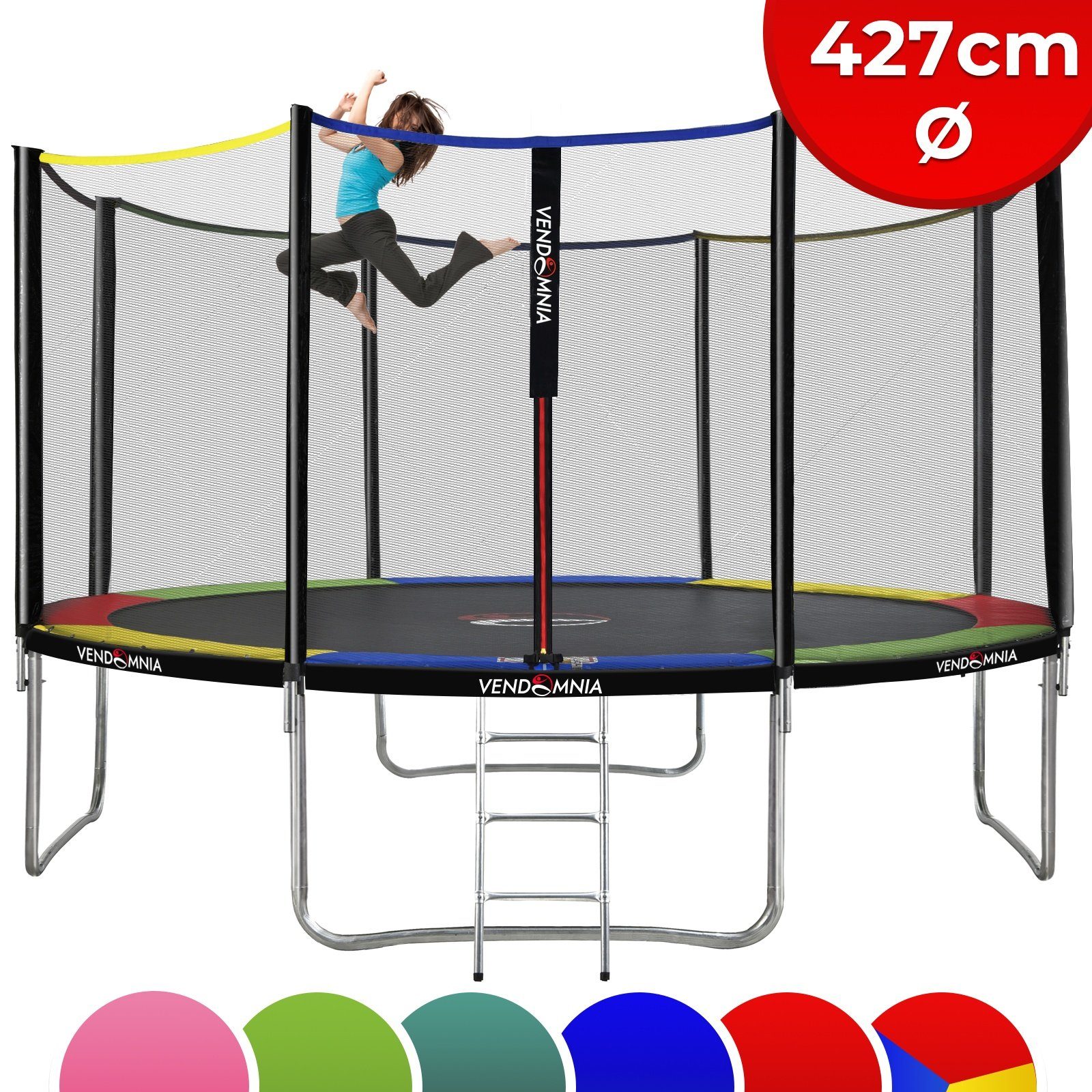 VENDOMNIA Fitnesstrampolin »Trampolin mit (Leiter