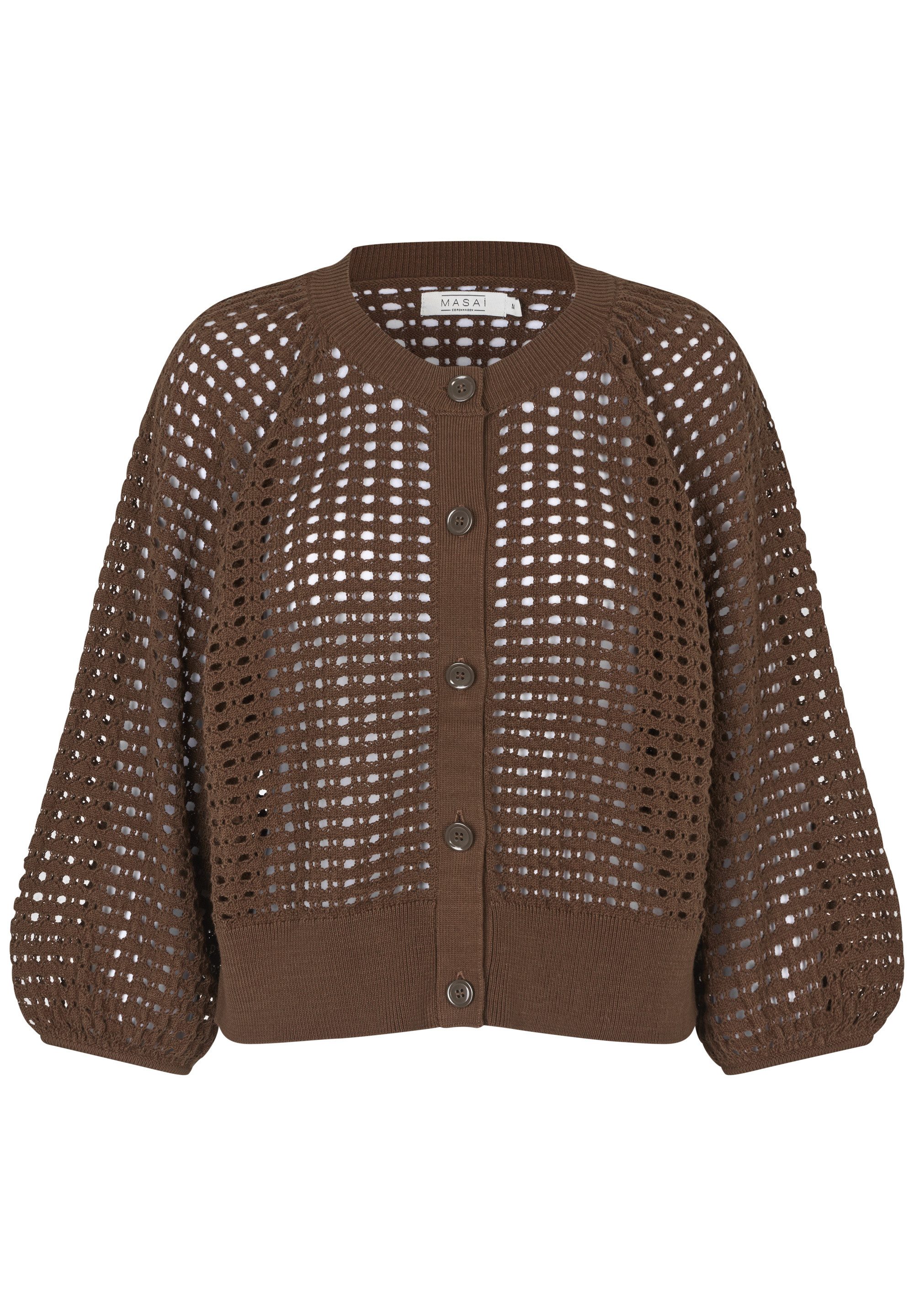 Masai Strickjacke MaLakker Weiche Baumwolle, feminines günstig online kaufen