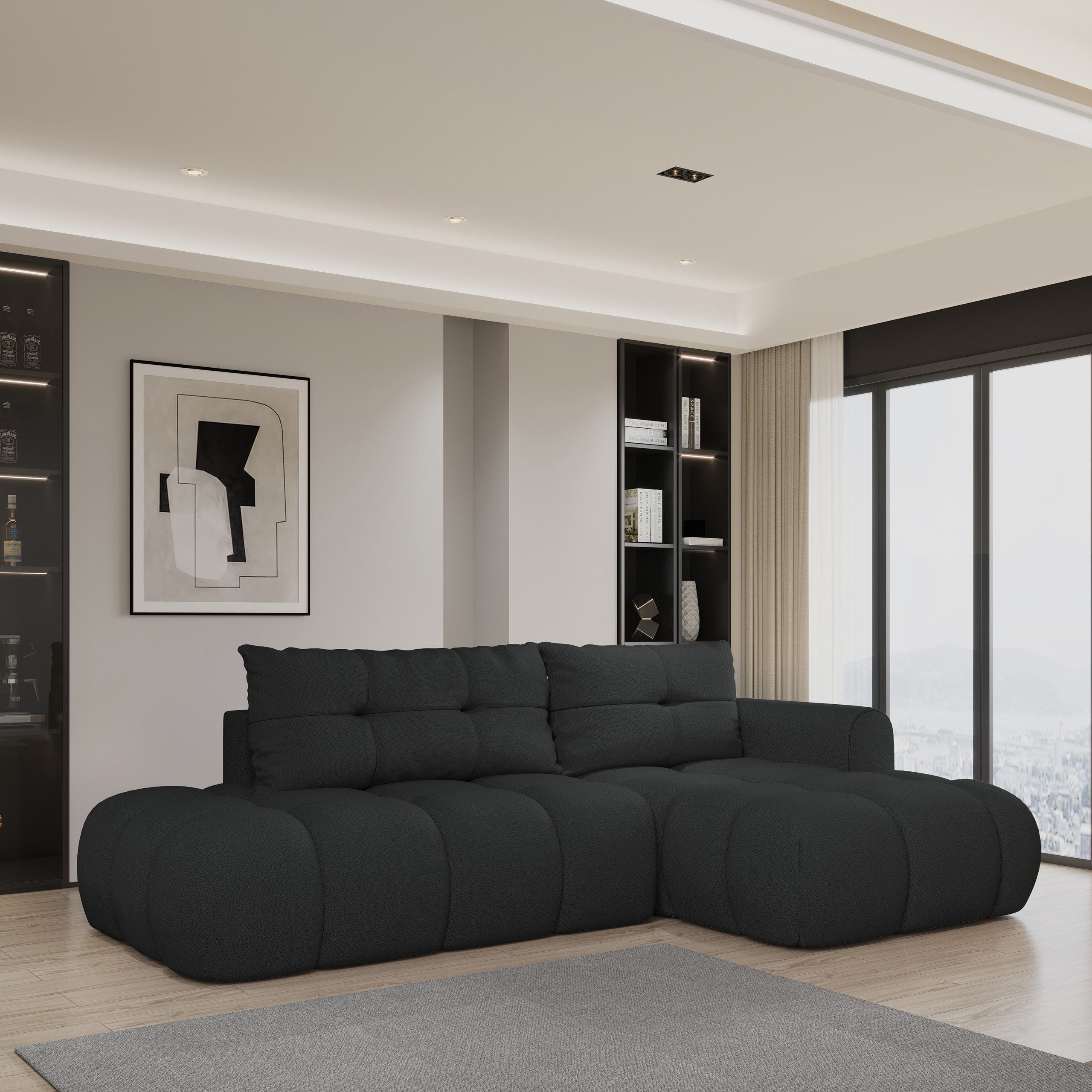 Masseno Ecksofa FLUMA mit Schlaffunktion L-Form, günstig online kaufen