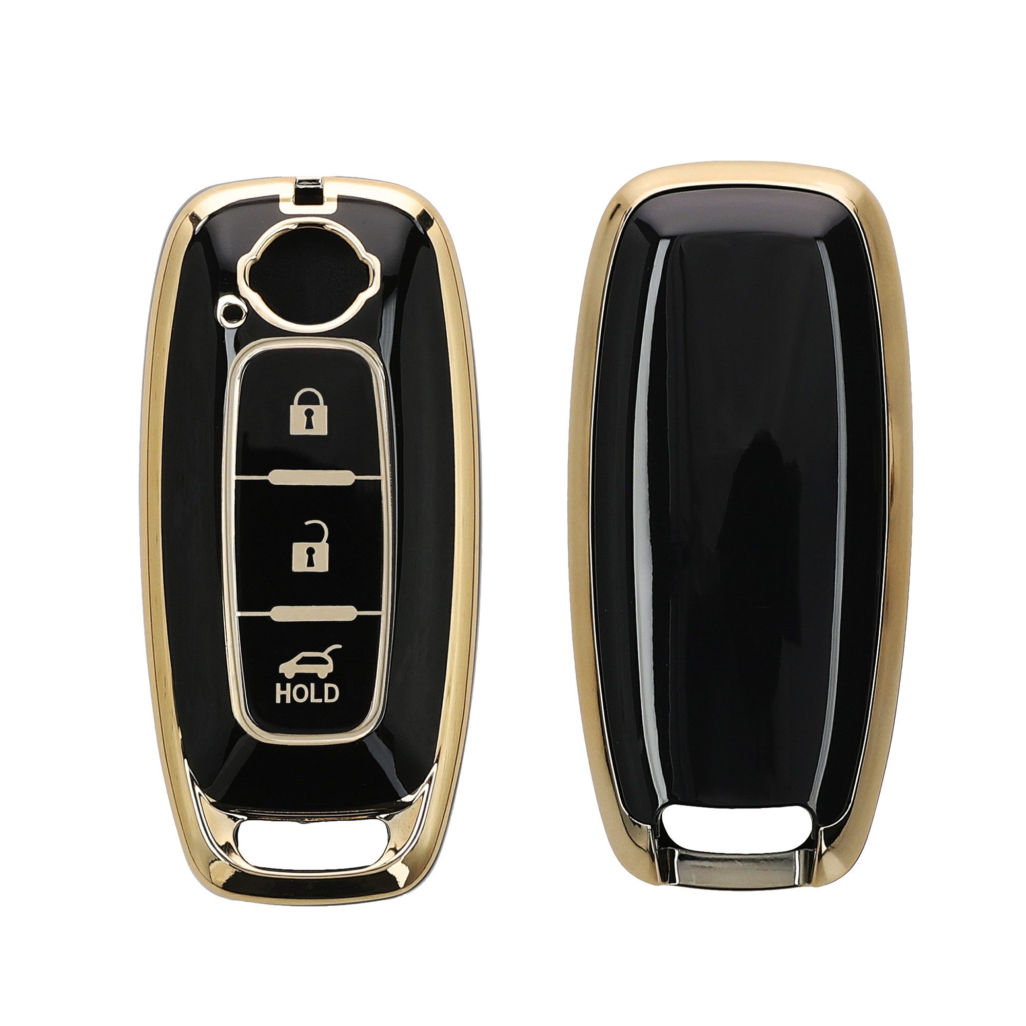kwmobile Schlüsseltasche Autoschlüssel Hülle für Nissan (1-tlg), Schlüsselhülle Silikon Cover