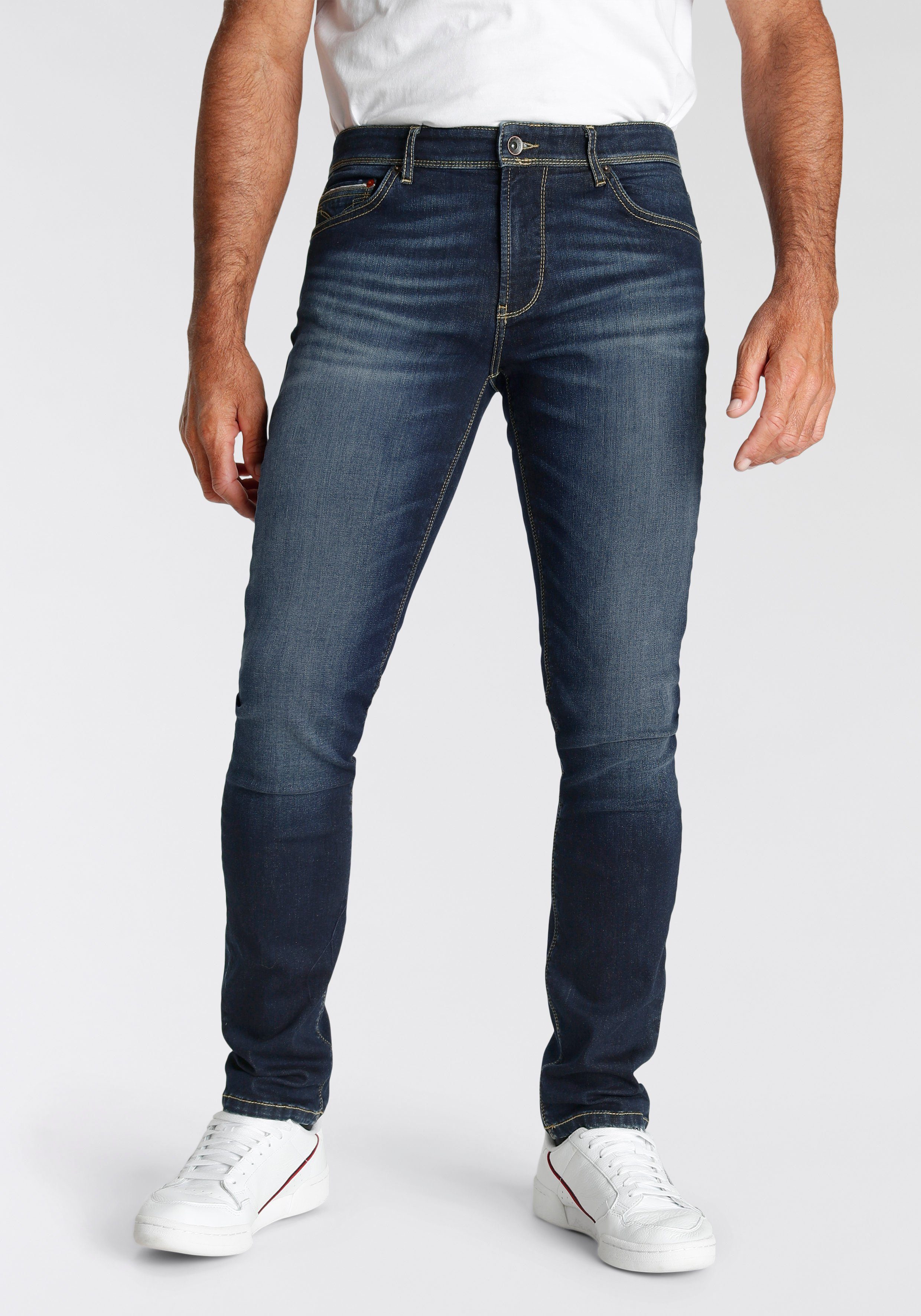 H.I.S Straight-Jeans Boyd Ozon Ökologische, Produktion wassersparende durch Wash