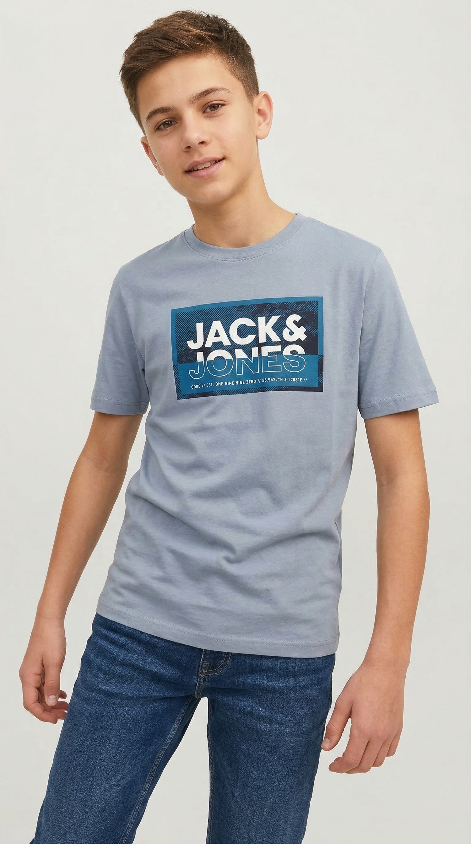 Jack & Jones Junior T-Shirt JCOLOGAN SS24/25 TEE SS CREW NECK JNR
