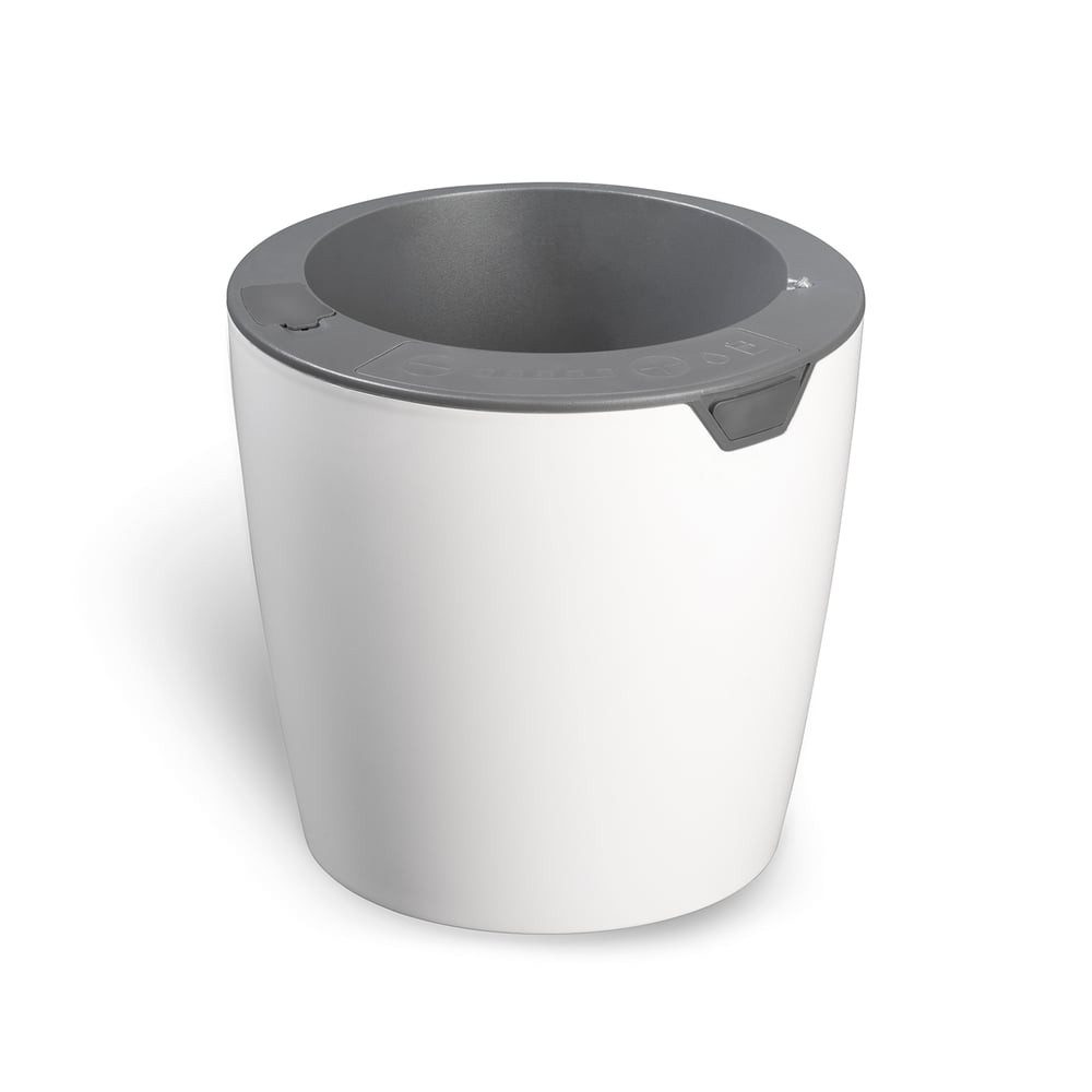 LAZY LEAF Blumentopf LAZY LEAF Blumentopf selbstgießend 1,1 L weiß, selbstgießend 1,1 Liter in weiß