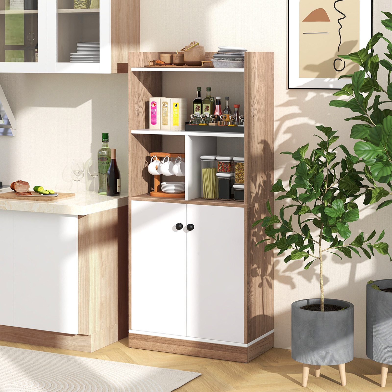 KOMFOTTEU Regal, Hochschrank Aktenregal Standregal, 60 günstig online kaufen