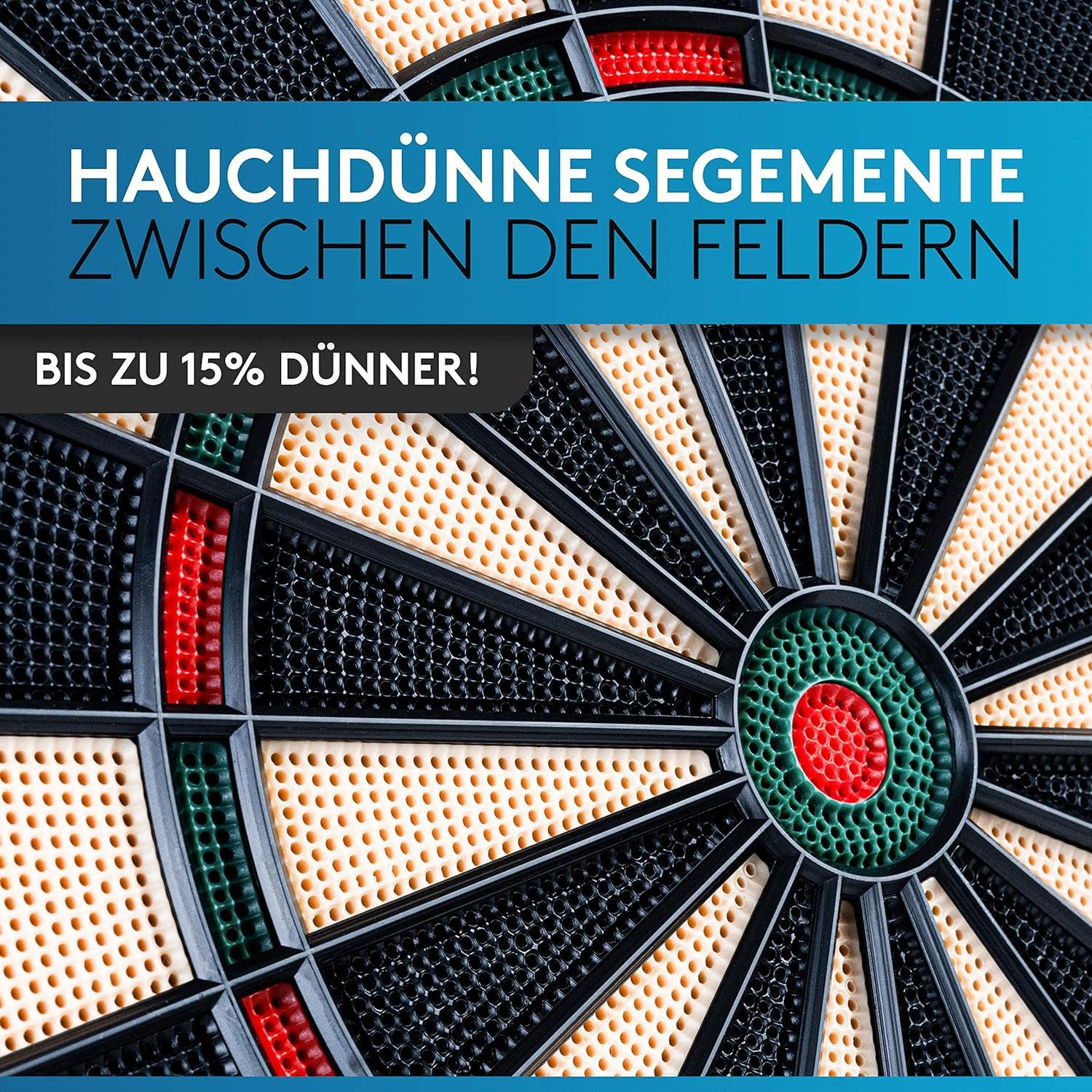 DartPro Dartscheibe elektronisch - für Profis -, (Elektrisches Dartboard mit 6 Pfeilen), 21 Spiele, 65 Varianten - LCD-Display - Batterie- & Netzbetrieb – Bild 5 von 5