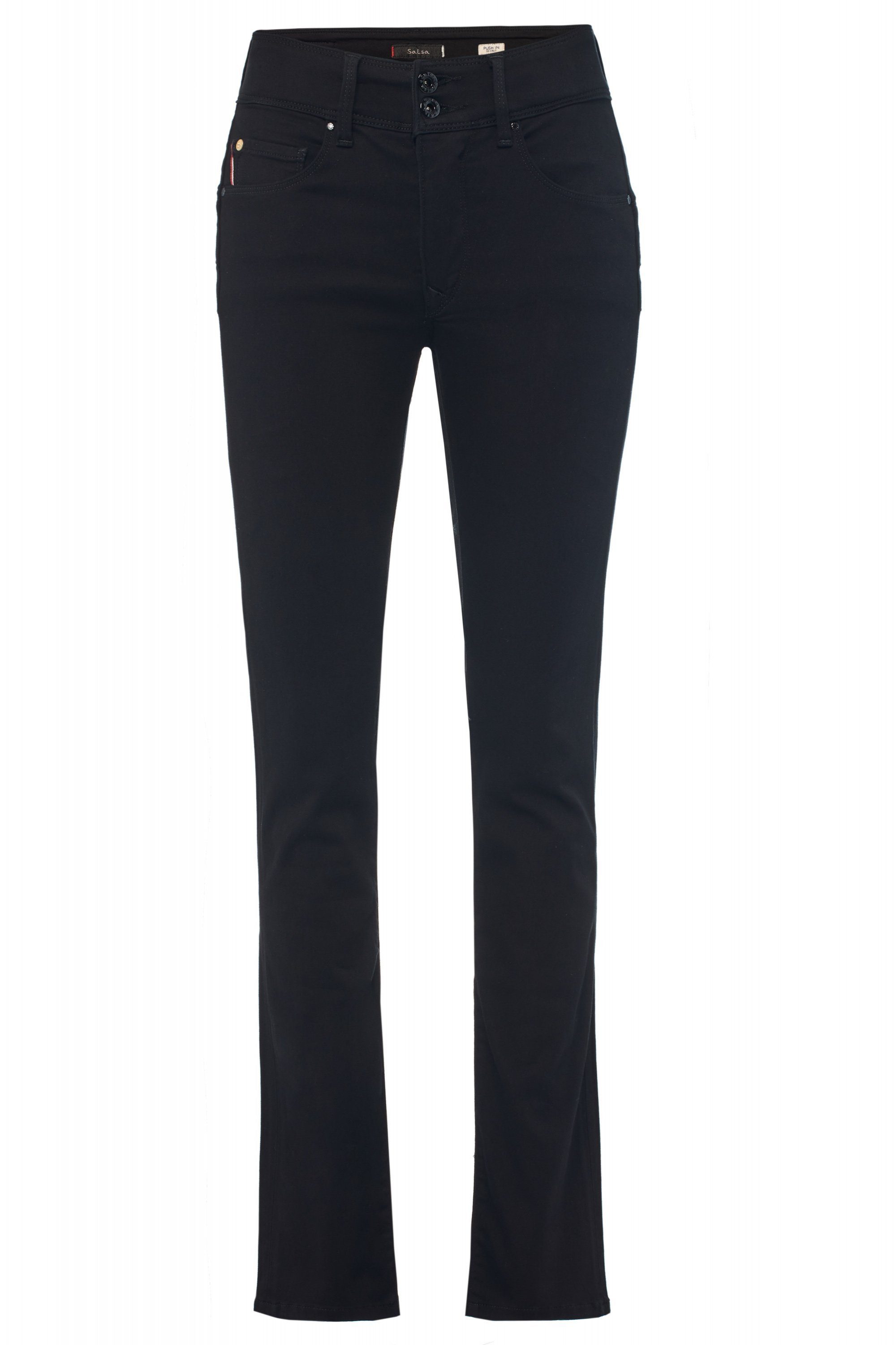 Stretch-Jeans SALSA JEANS SECRET PUSH IN SLIM FIT true black 123424.0000 21002023