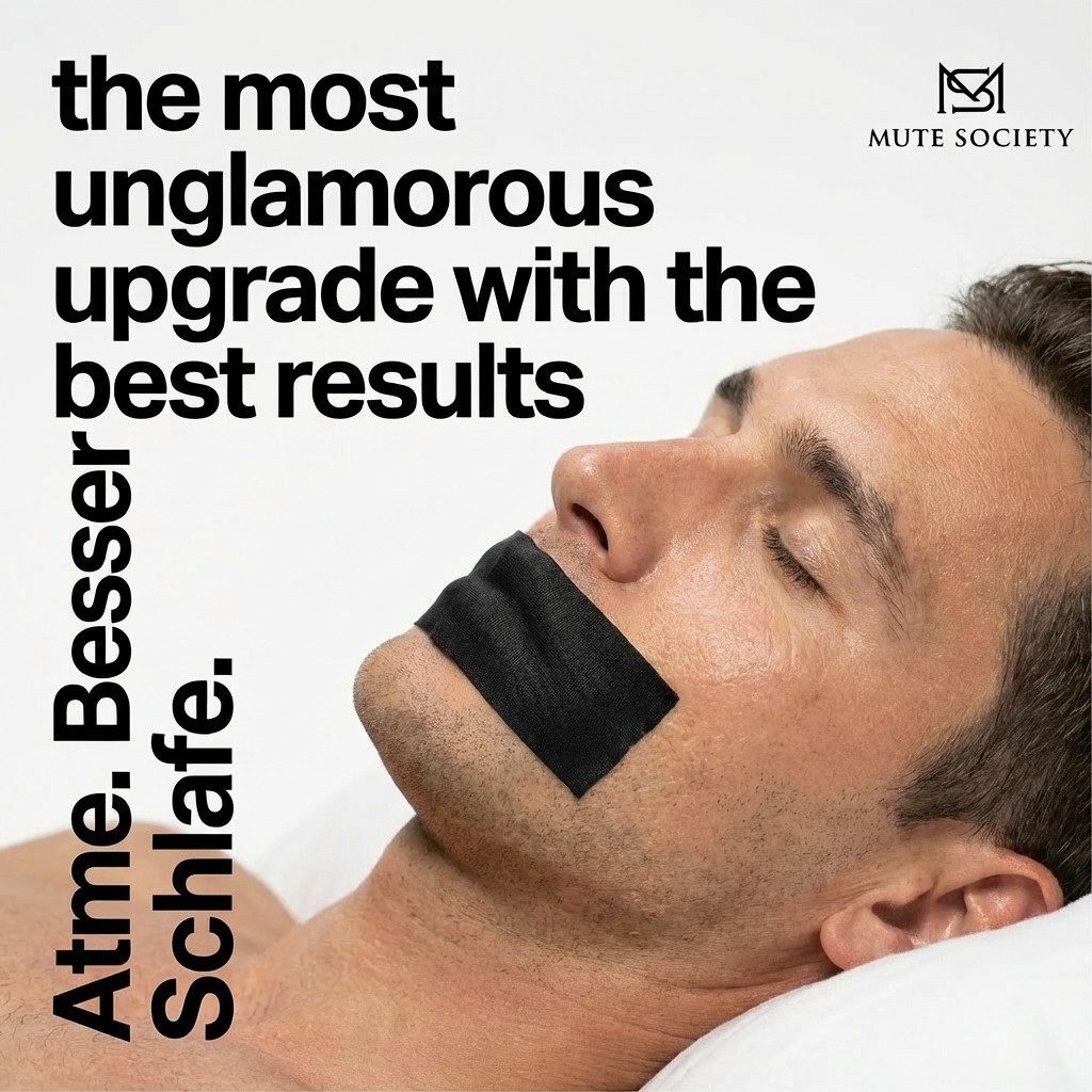ZUKUNFTSENKEL Anti-Schnarch-Mundpflaster Mouth Tape – Mundpflaster für besseren Schlaf (Mehr Nasenatmung, Erholsamer Schlaf), Kann Schnarchen & Mundatmung reduzieren, flexibel