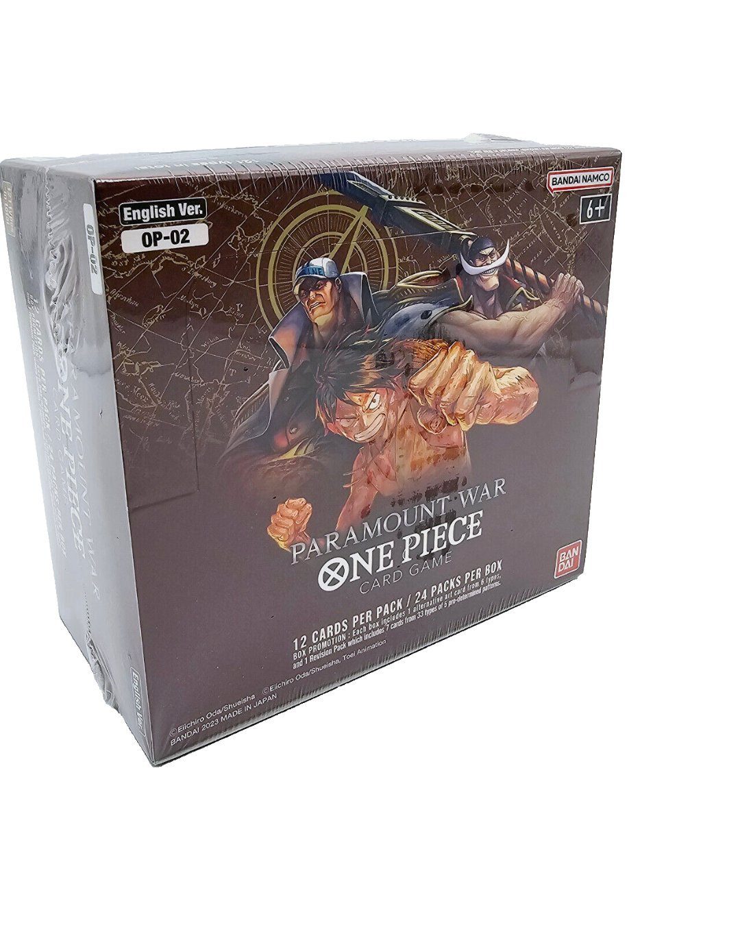 BANDAI NAMCO Sammelkarte One Piece Paramount War Display Englisch