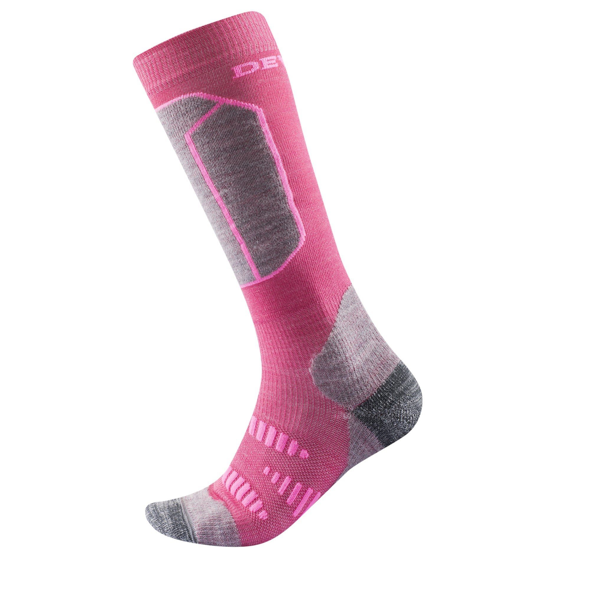 Devold Thermosocken Devold Alpine Merino Sock Kid Kinder cerise