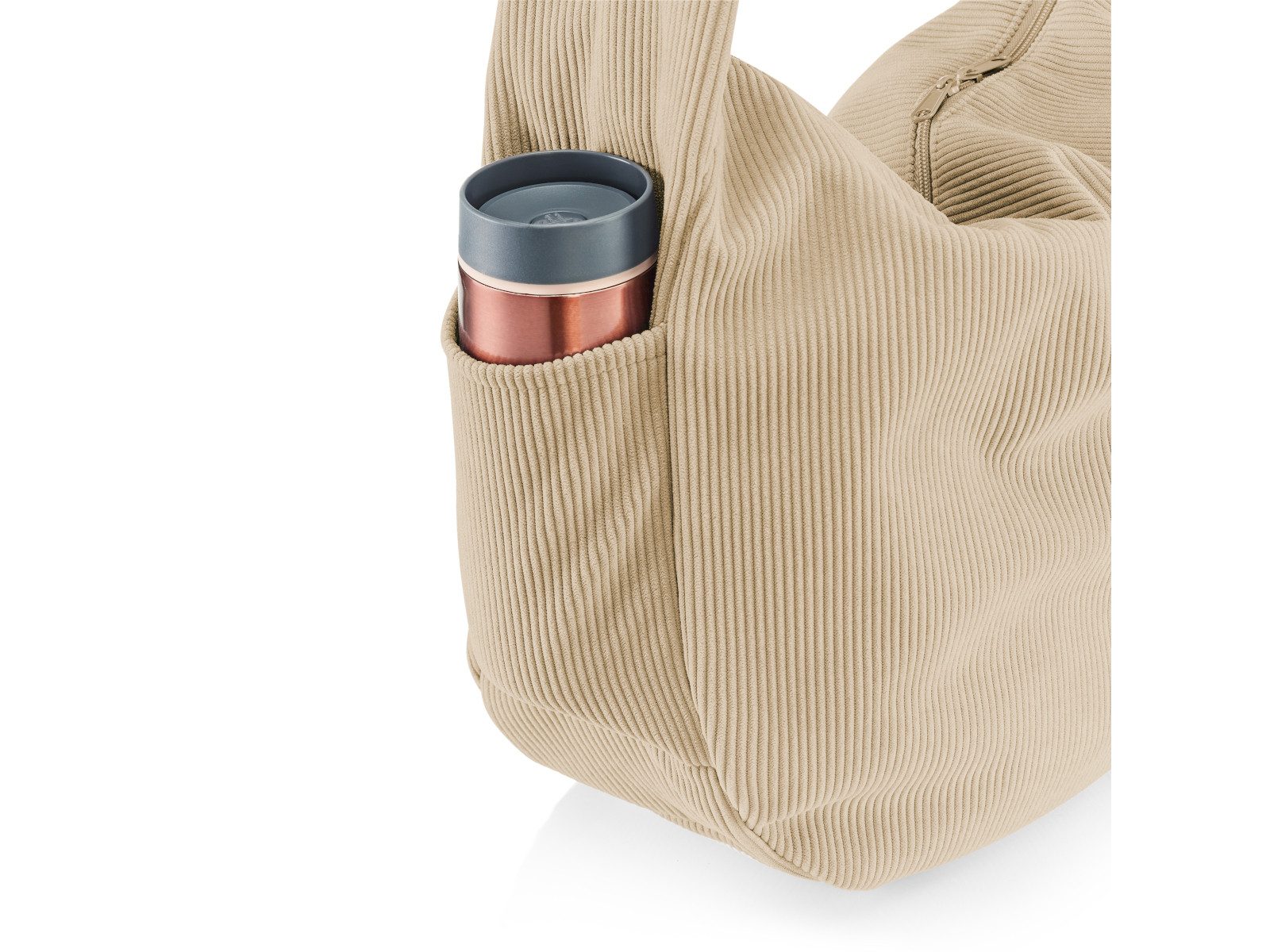 REISENTHEL® Umhängetasche moonbag cord sand – Bild 3 von 5