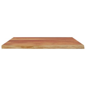 vidaXL Schreibtisch Schreibtischplatte 90x80x2,5 cm Massivholz Akazie Baumkante