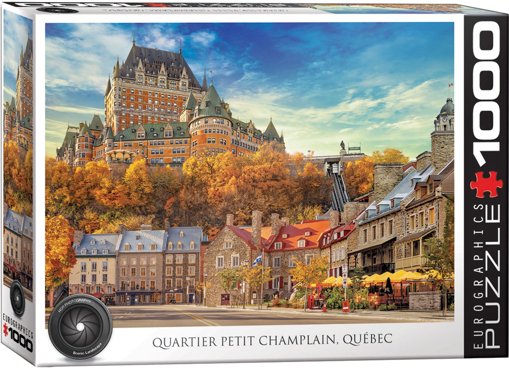Puzzle 1000 Teile Puzzle - Puzzle - Quartier Petit Champlain, Puzzleteile