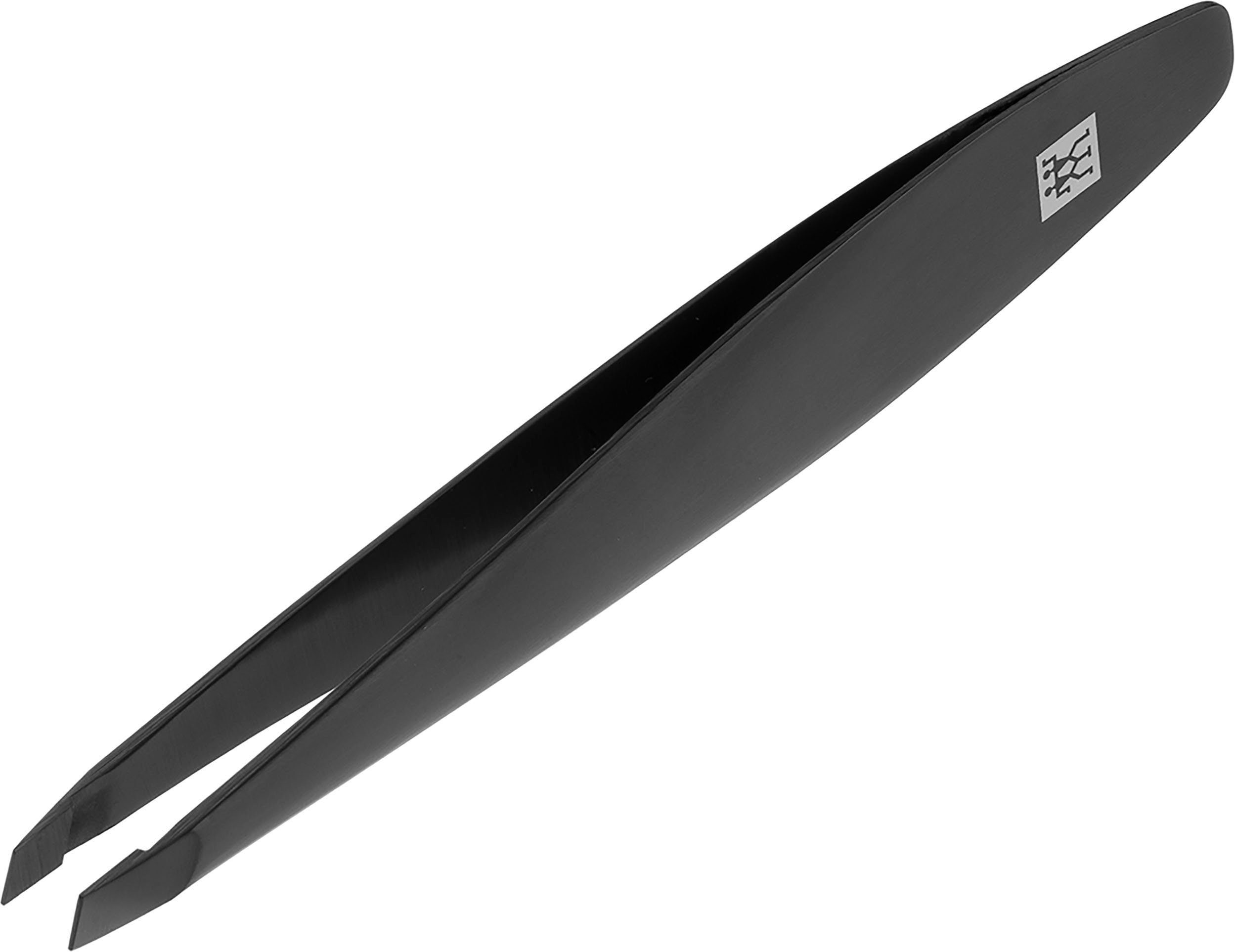 Zwilling Augenbrauenpinzette TWINOX M SCHRÄGE PINZETTE, Aus rostfreiem Edelstahl und schräger Spitze.