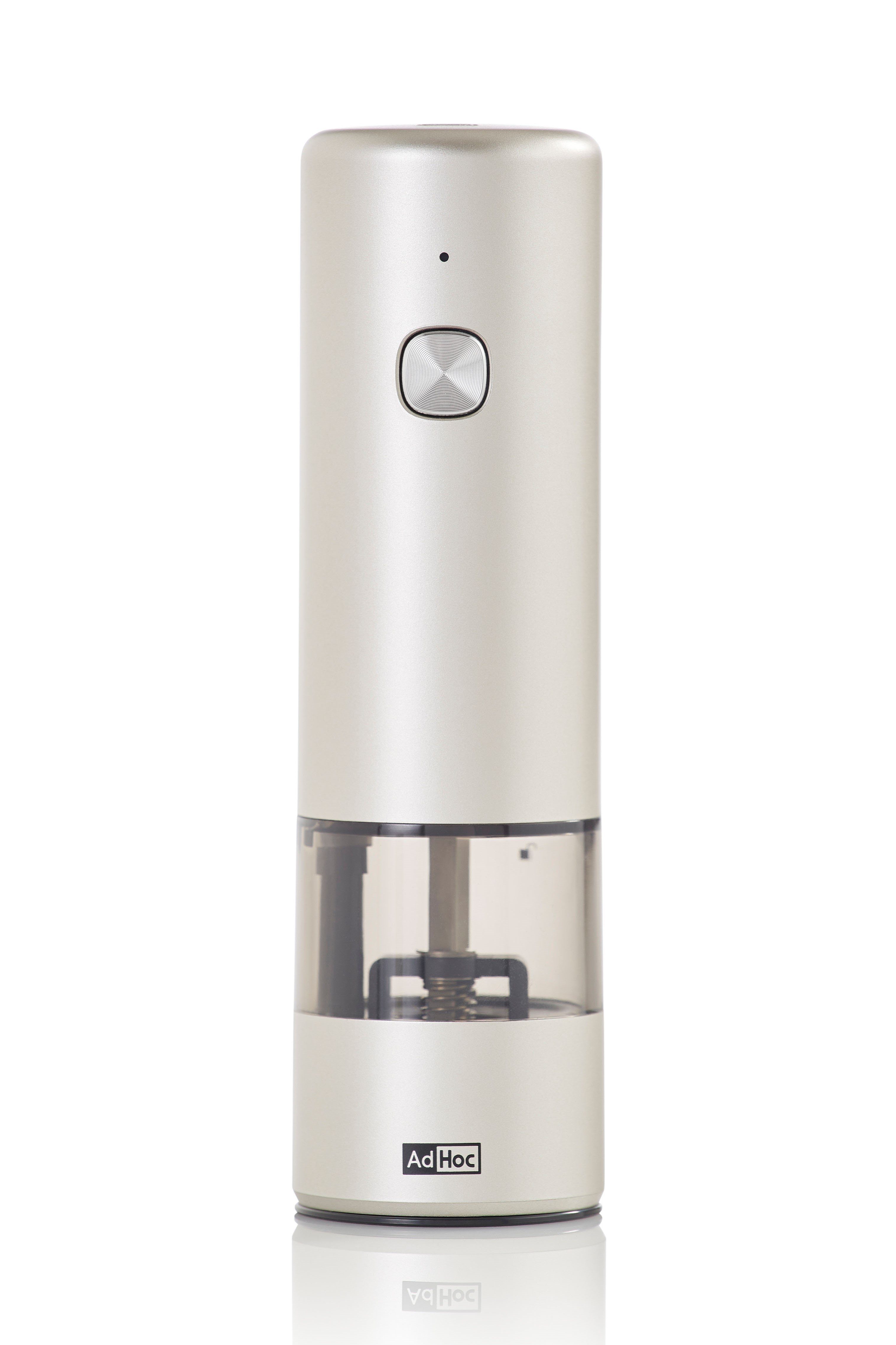 elektrisch, modernen AdHoc Design im i.Mill Gewürzmühle wiederaufladbare Grey Light Salz-/Pfeffermühle