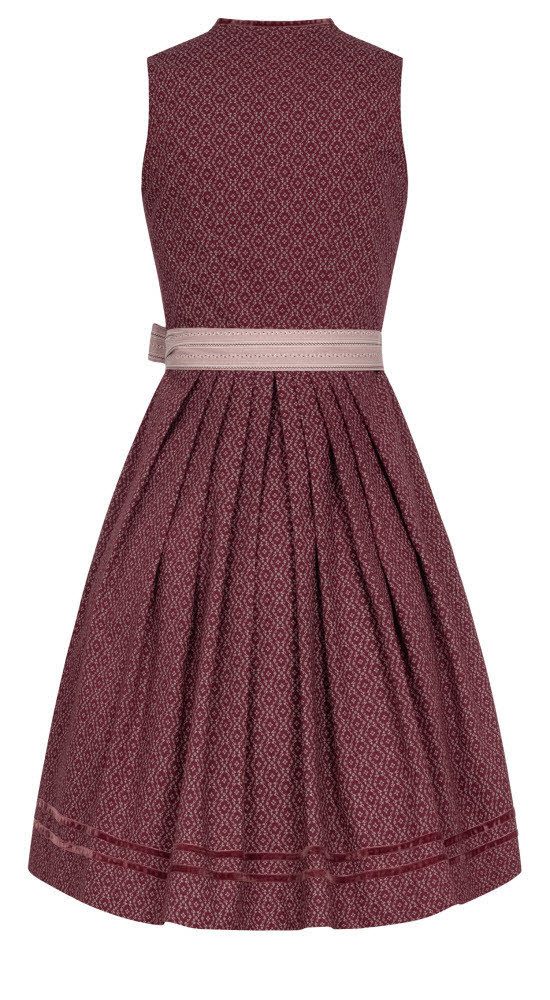 Nübler Trachtenkleid Midi Dirndl Frieda in Beere von Nübler günstig online kaufen