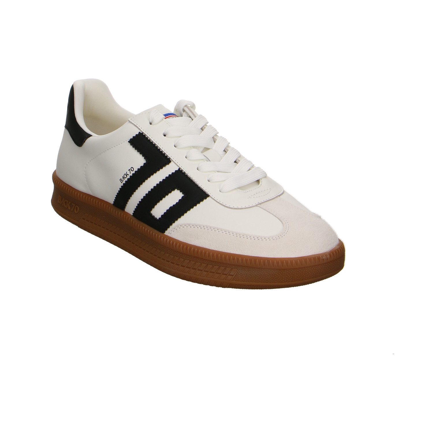 Back 70 Back 70 Double Leder Schnürschuhe weiss Schnürschuh