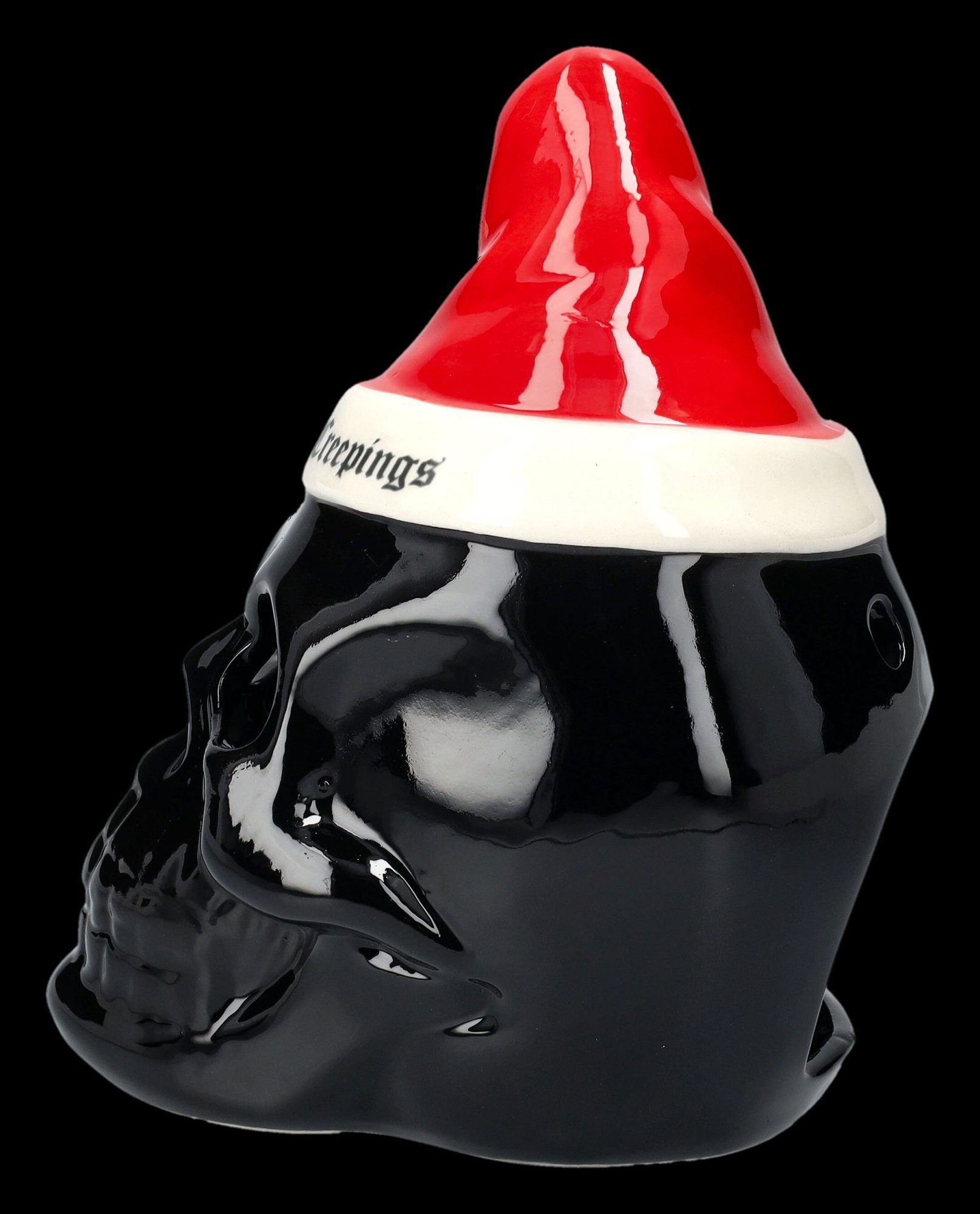 - Totenkopf Fantasy GmbH Teelichthalter Weihnachtsmann Shop Teelichthalter Gothic - Weihnachtsdeko Figuren