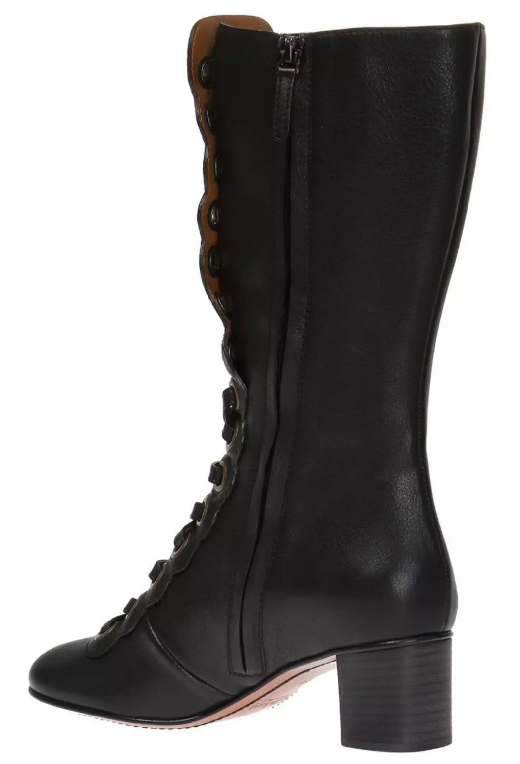 Chloé Orson Boots Schnürstiefel Schnallenstiefel Lace-Up Buckle Stiefel Reißverschlussstiefel Innenreißverschluss, Frontschnürung, seitliche Schnallen