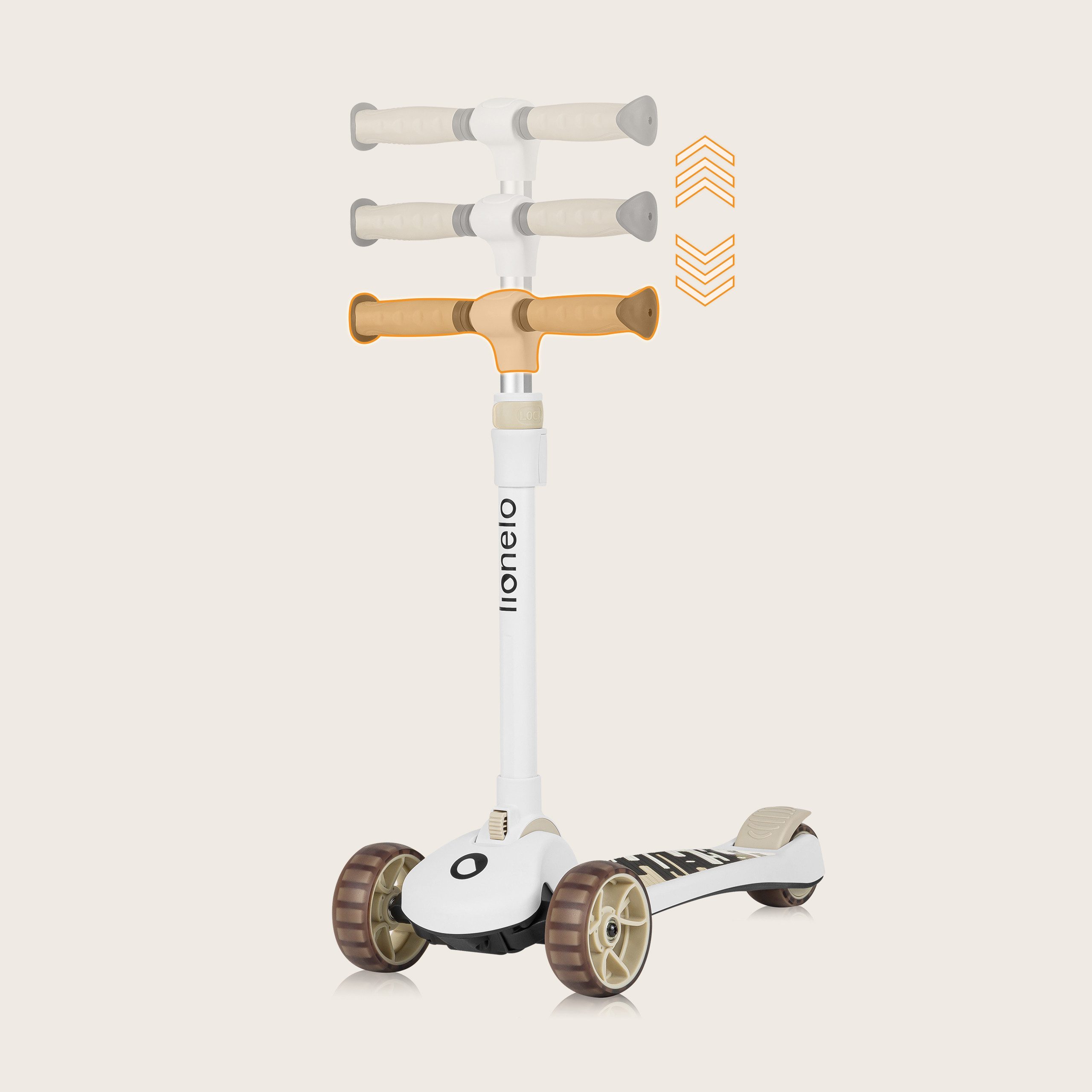 lionelo Dreiradscooter FRANKY, (Set, Balance Roller, Korb, Sitz), 2in1:Erstes Dreirad und Scooter/Leuchtende Räder/Ergonomisch