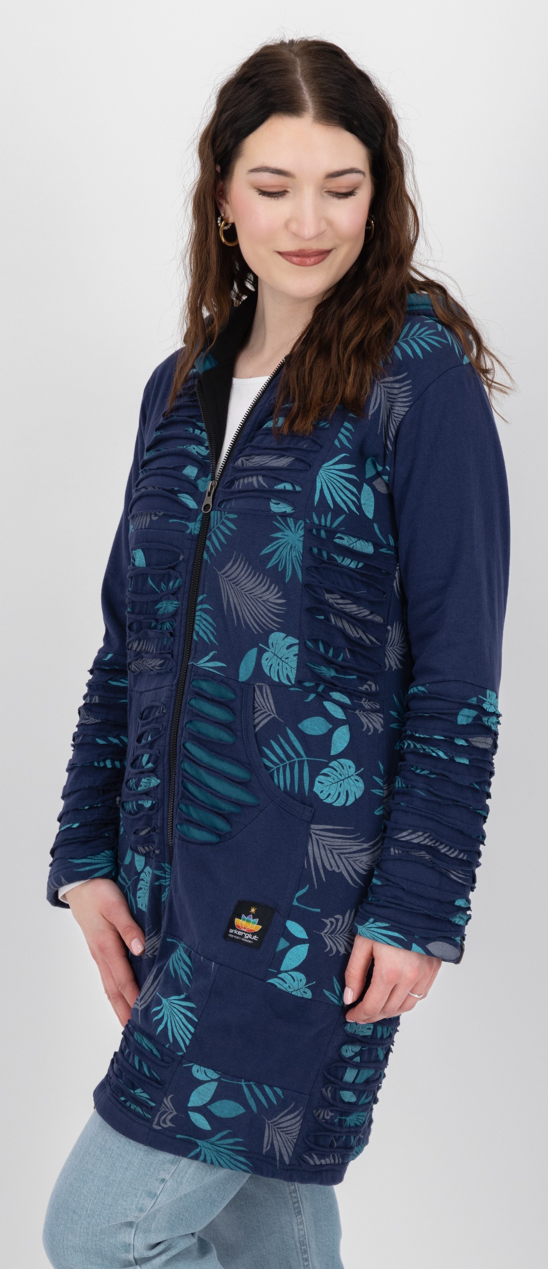 DEPROC Active Fleecejacke Patchwork NUNAVUT LONG günstig online kaufen