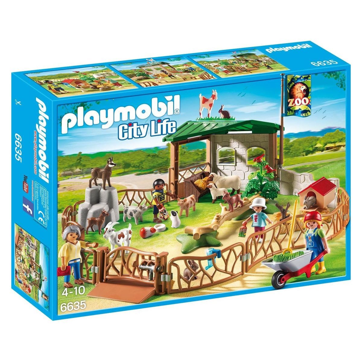 Playmobil® Spielwelt PLAYMOBIL® 6635 - City Life - Streichelzoo, 74 Teile günstig online kaufen