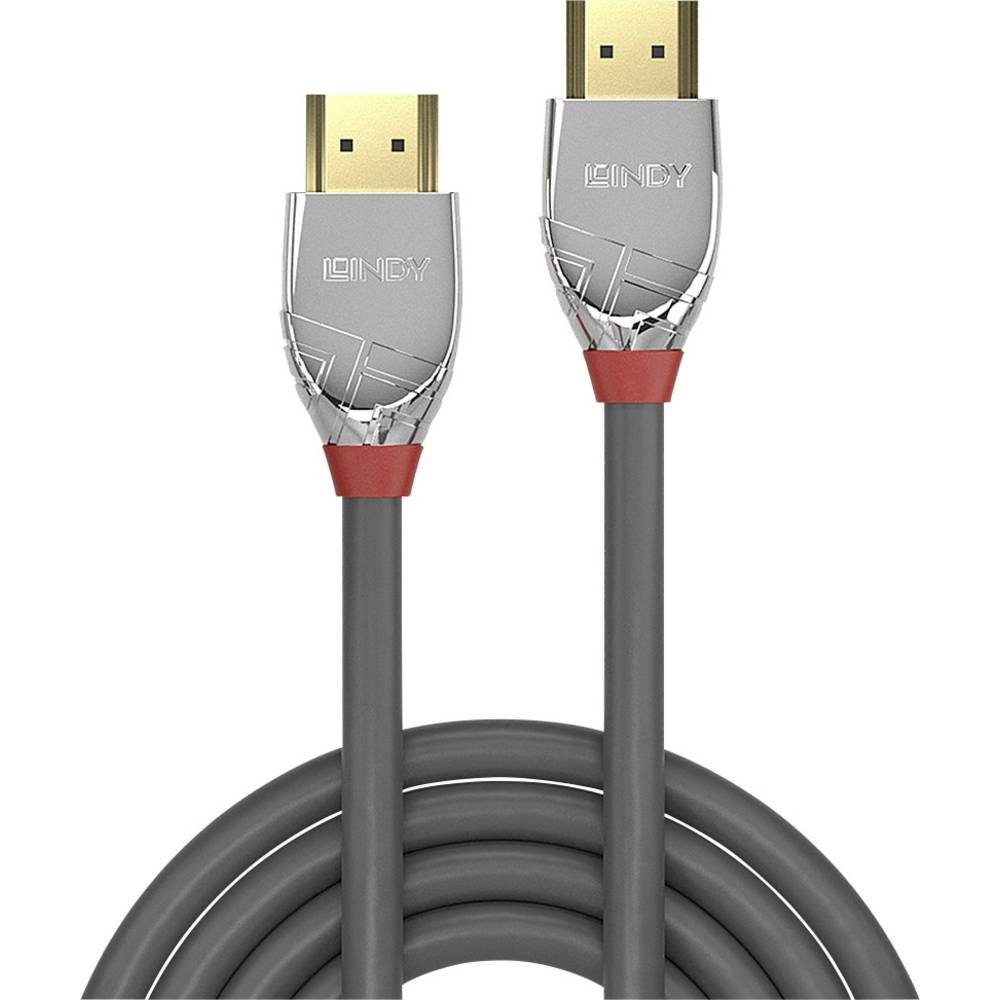 Lindy 1m High Speed HDMI Kabel, Cromo Line 37871 HDMI-Kabel, 4K UHD