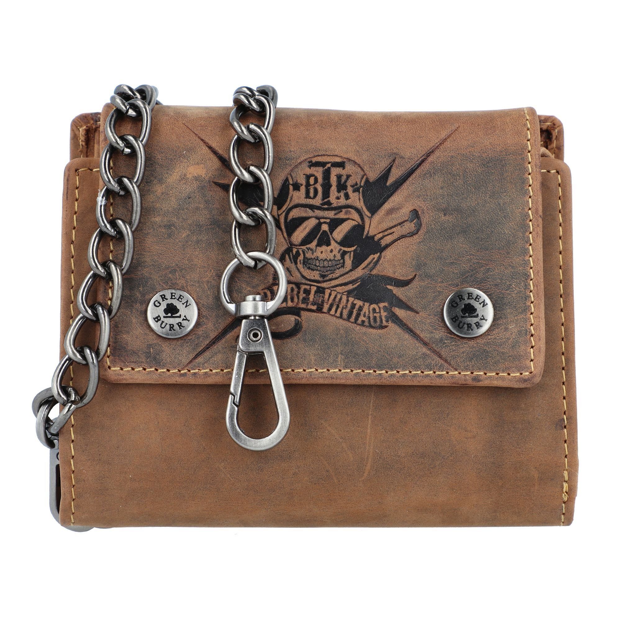 Greenburry Geldbörse Vintage Skull, Leder günstig online kaufen