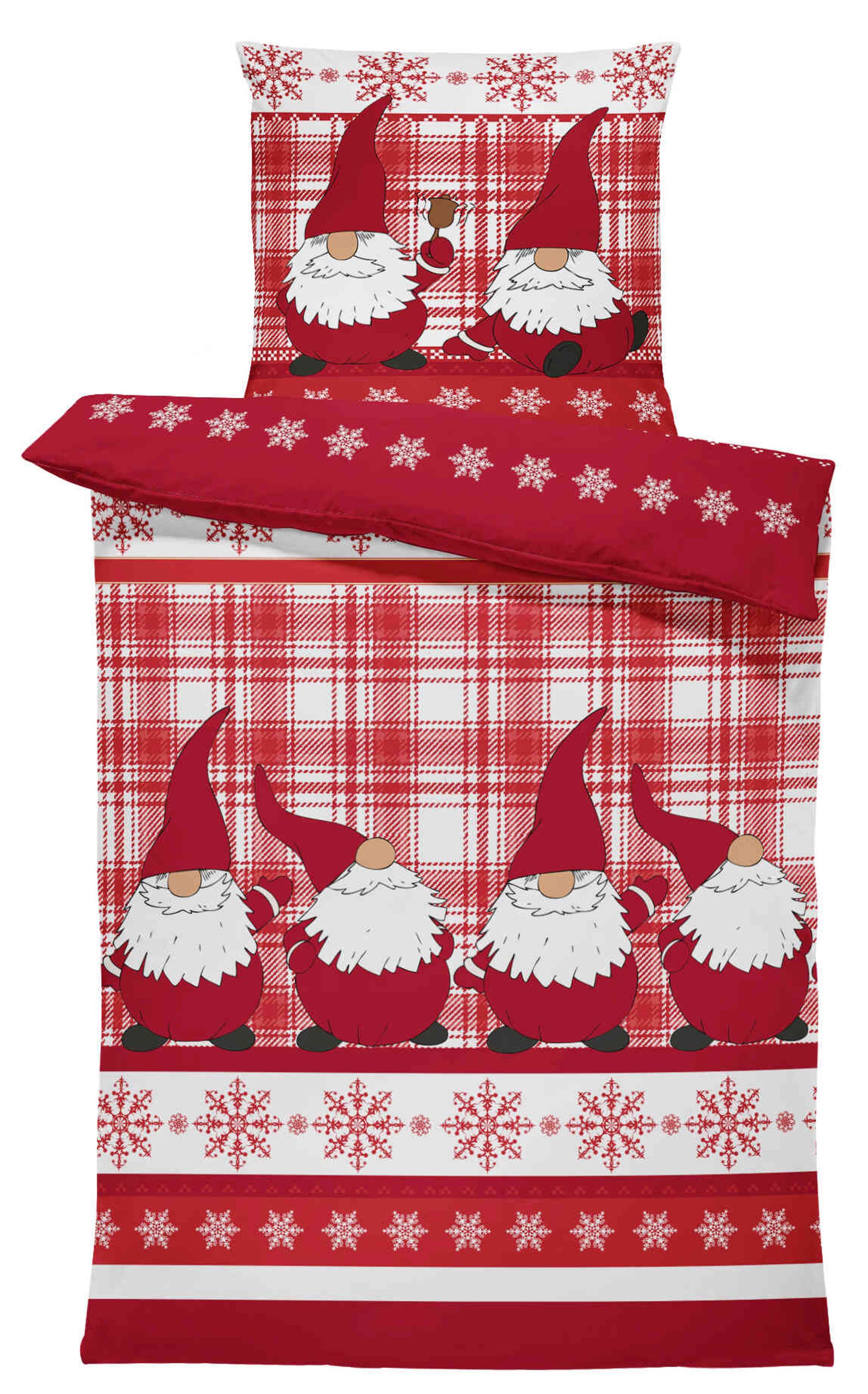 One Home Bettwäsche Winter, Flanell, 2 günstig online kaufen
