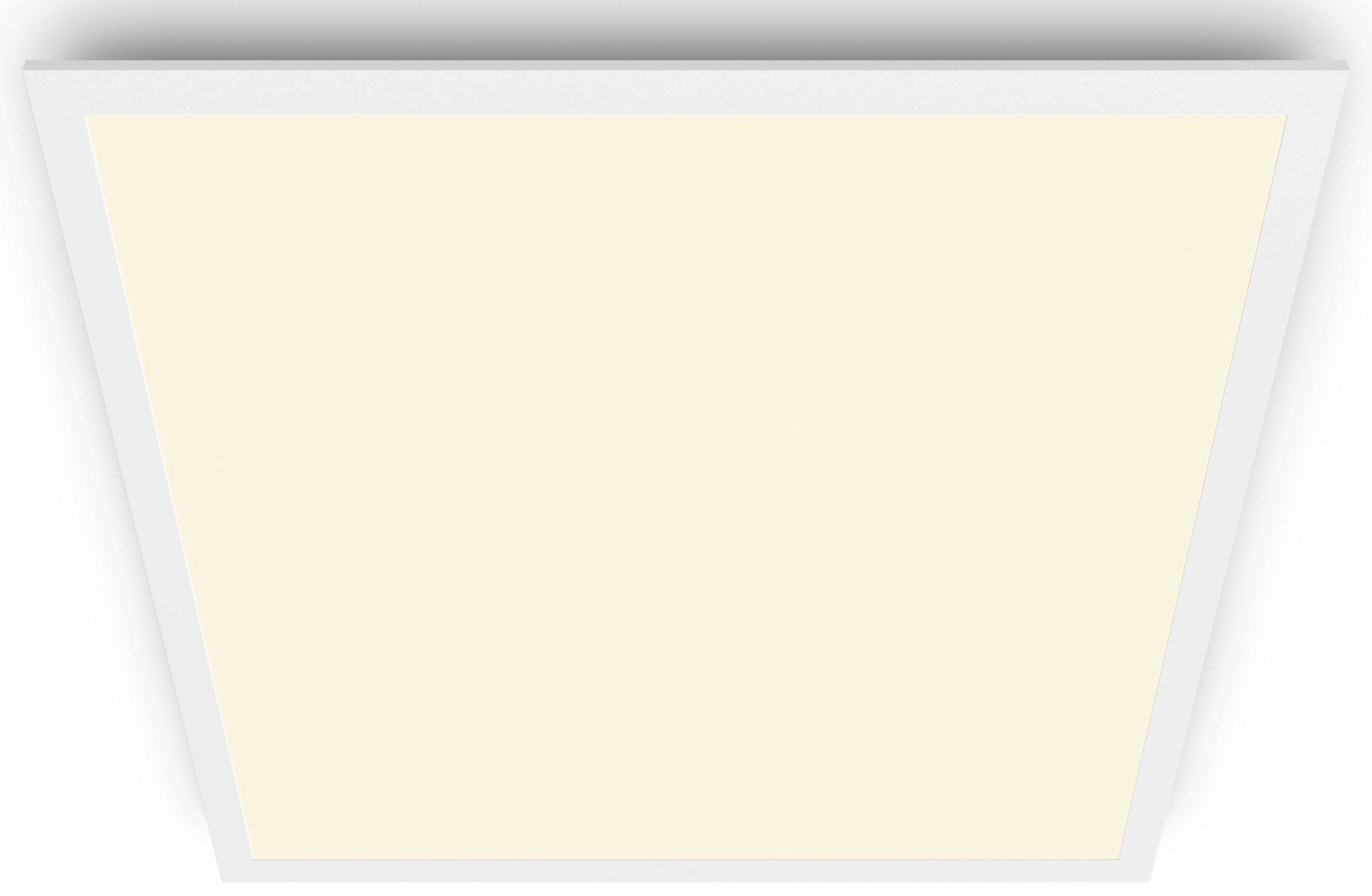 Philips LED Deckenleuchte Touch Deckenleuchte SceneSwitch eckig 36W 2700K, Dimmfunktion, Memoryfunktion, dimmbar über Fernbedienung, mehrere Helligkeitsstufen, LED fest integriert, Warmweiß