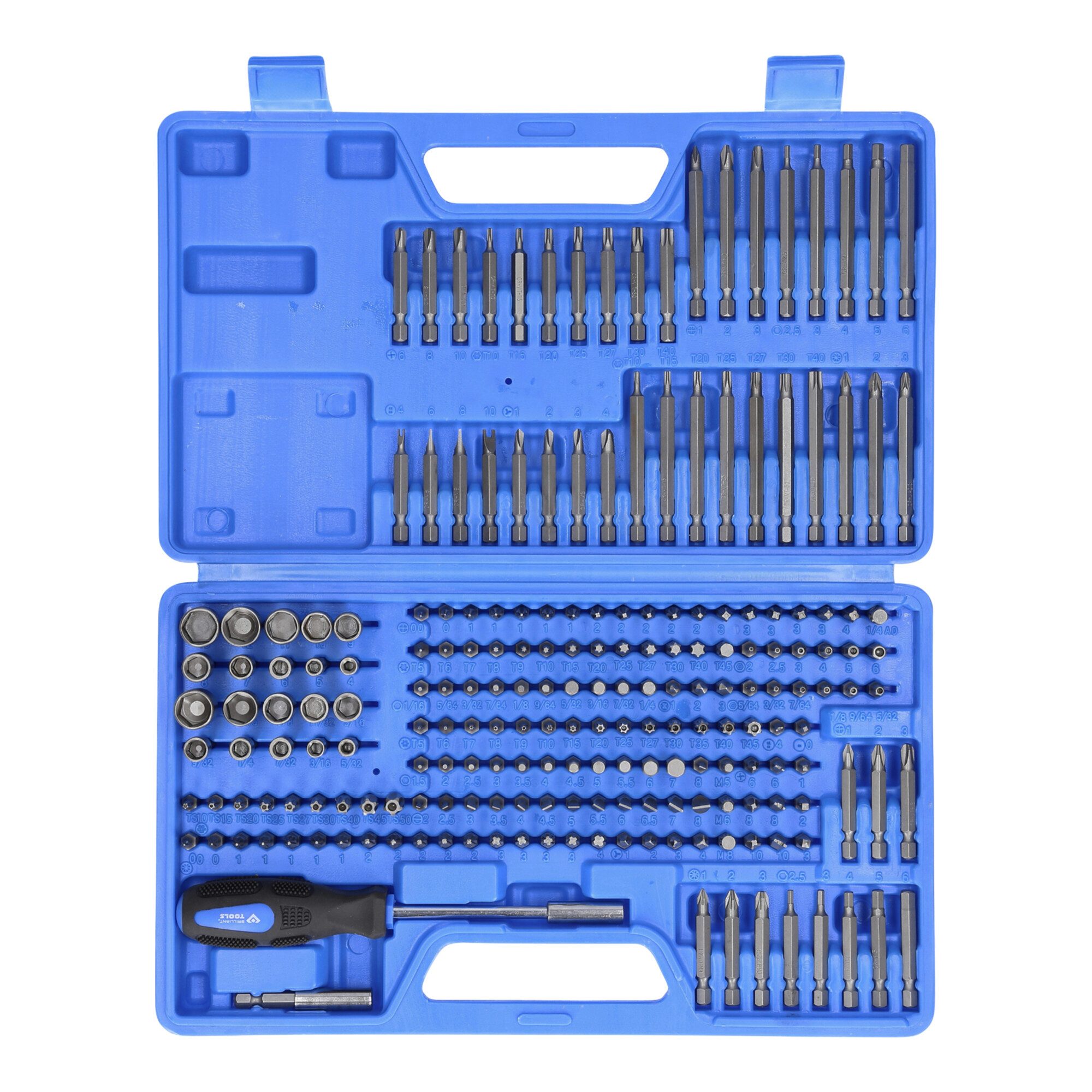 Brilliant Tools Bit-Set Brilliant Tools Bit-Satz, 208-tlg
