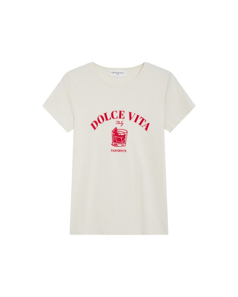 Grace & Mila Kurzarmshirt WRENLEY -T-shirt Fuchsia