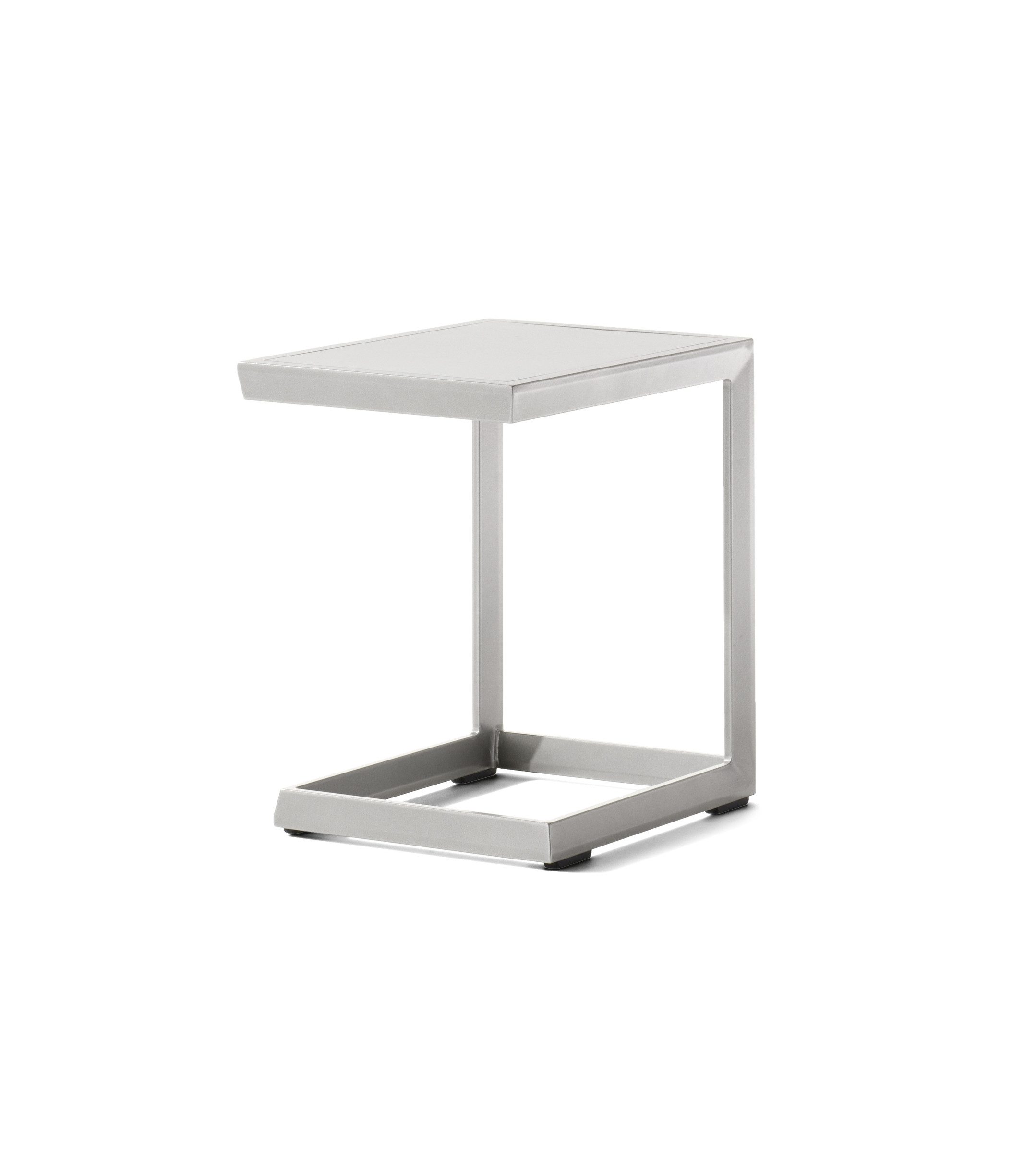 sieger Beistelltisch Lounge, in graphit, Aluminium - 45x50x35cm (BxHxT)