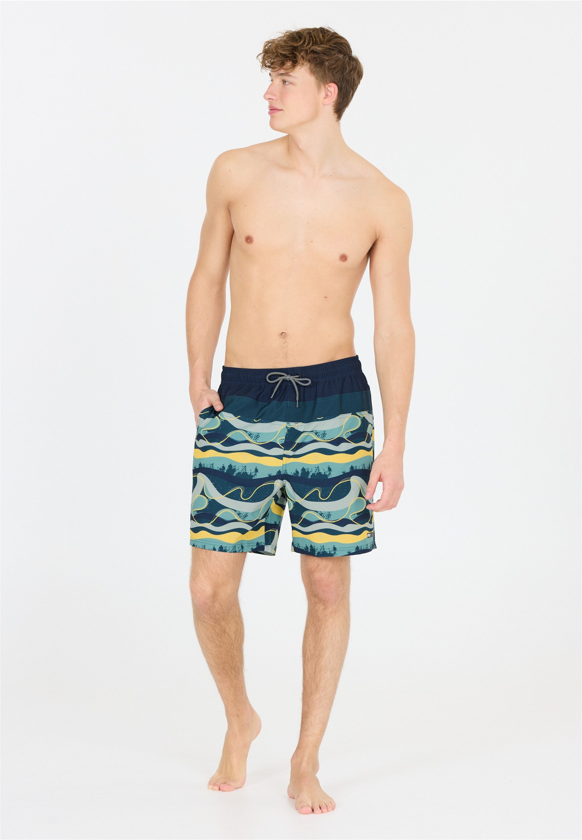 CRUZ Badeshorts Marcel (1-St) im knielangen Design