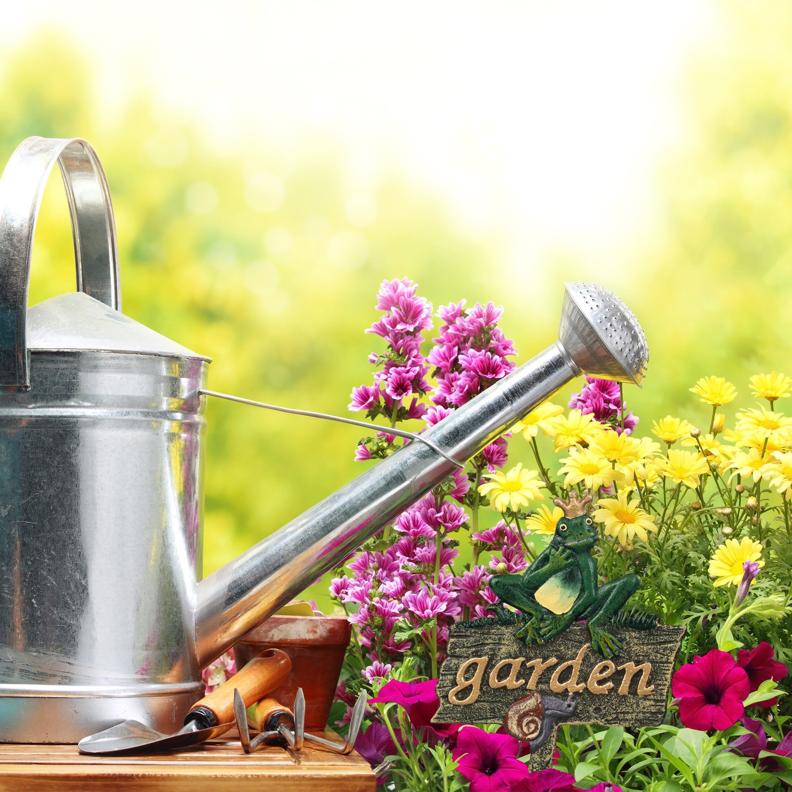 relaxdays Gartenstecker "garden" günstig online kaufen