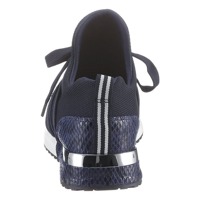 La Strada Fashion Sneaker Slip-On Sneaker mit glänzendem Metallicbesatz am Absatz PI10930