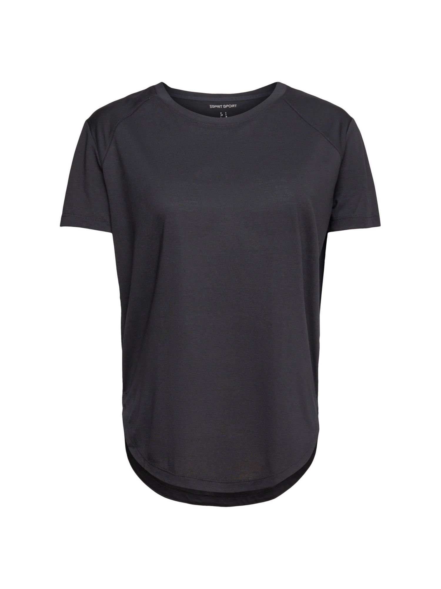esprit sports T-Shirt Active T-Shirt, LENZING™ ECOVERO™ (1-tlg) BLACK