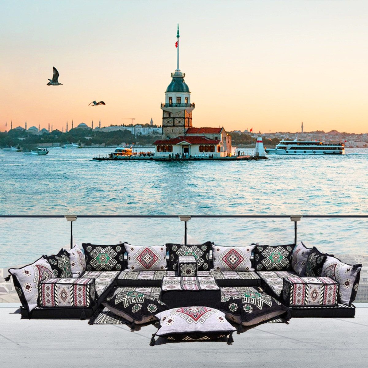 CaddeBuy Sofa Orientalische Sitzecke, Arabisches Sofa, günstig online kaufen