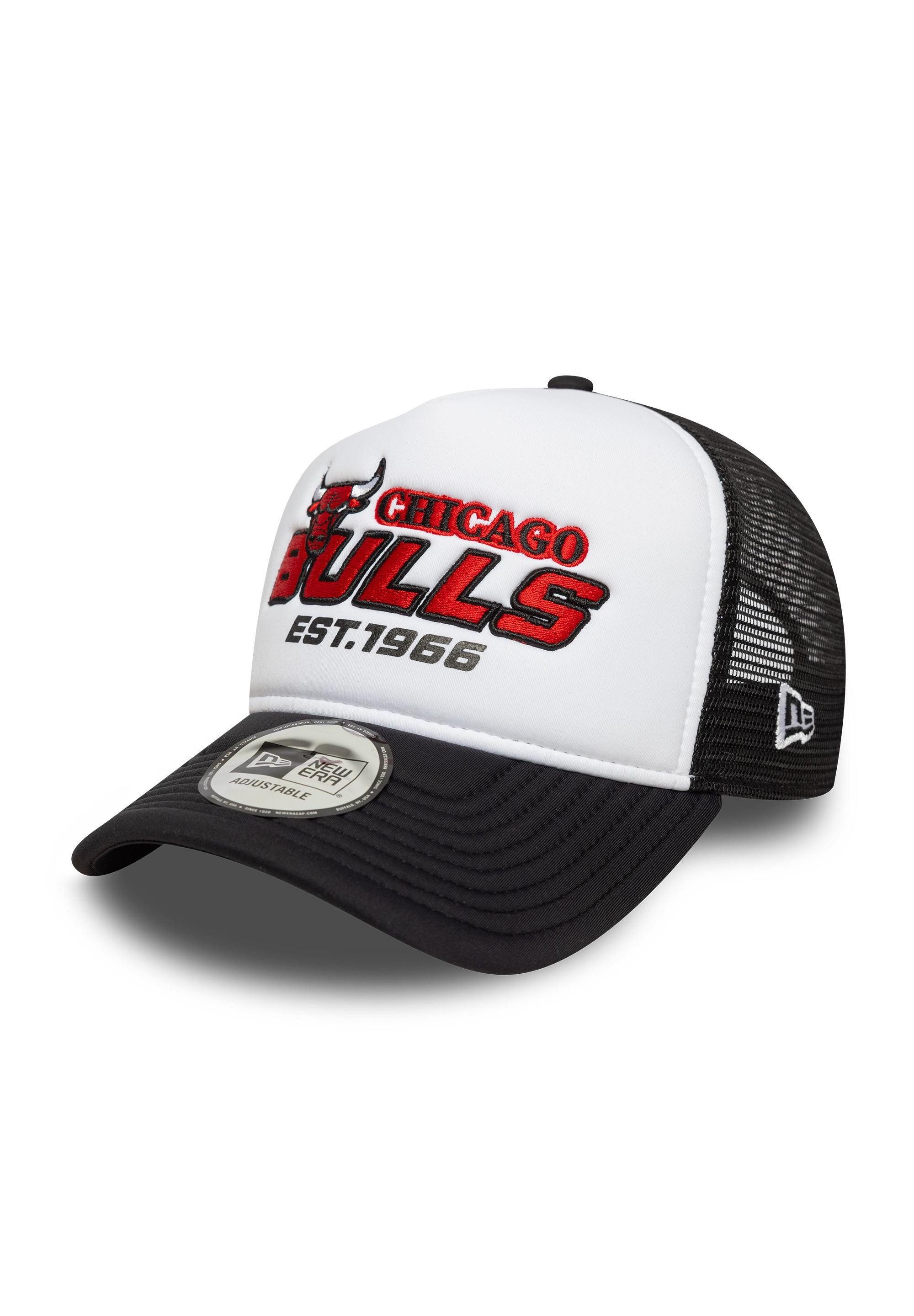 New Era Baseball Cap Chicago Bulls New Era A-Frame Trucker Cap Schwarz (1-St)