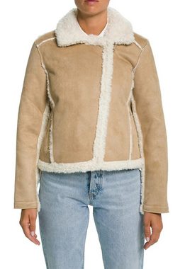 Milestone Fellimitatjacke Zoe Damen Veloursjacke