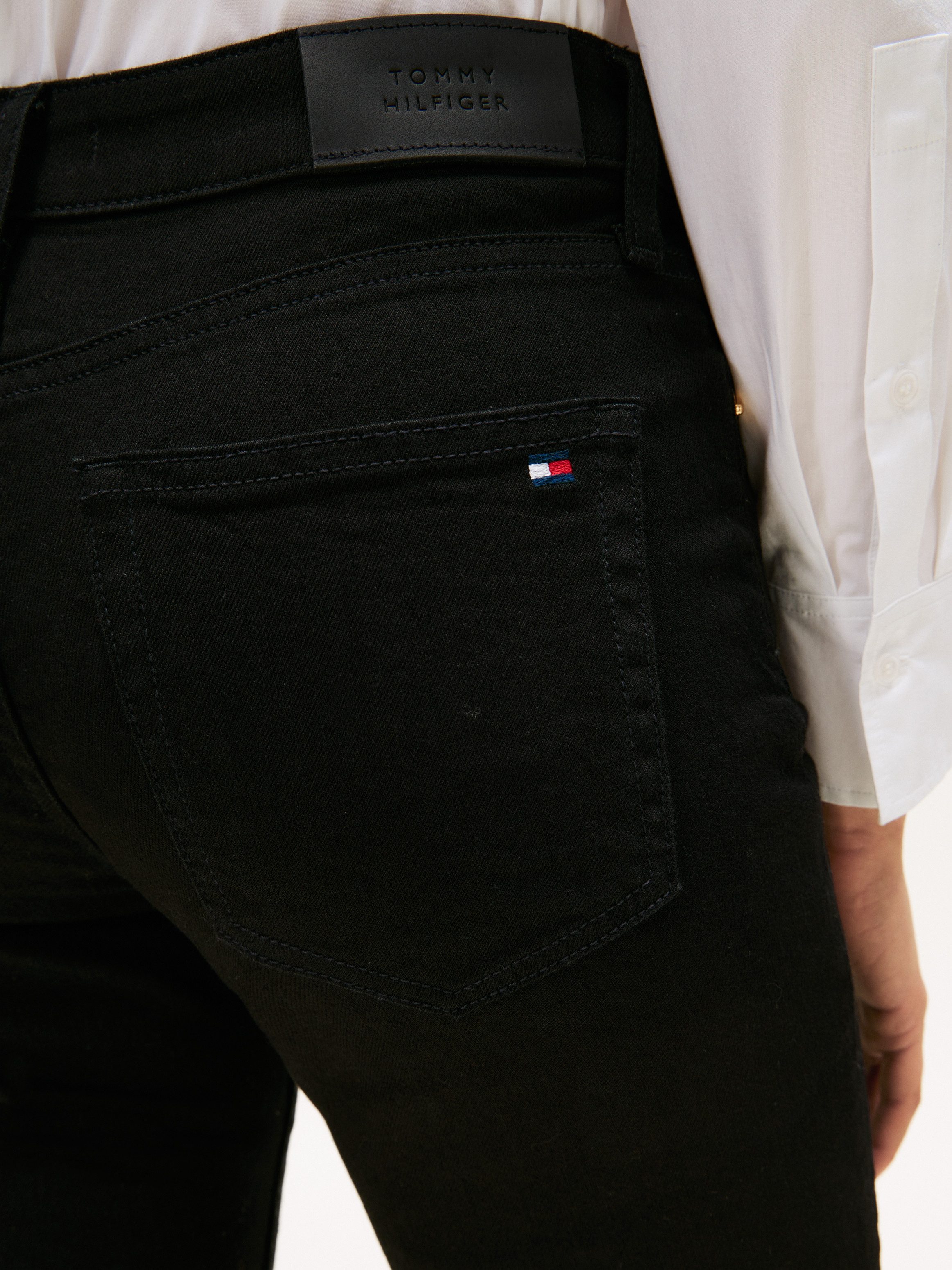 Tommy Hilfiger Slim-fit-Jeans DNM BLACK SLIM RW