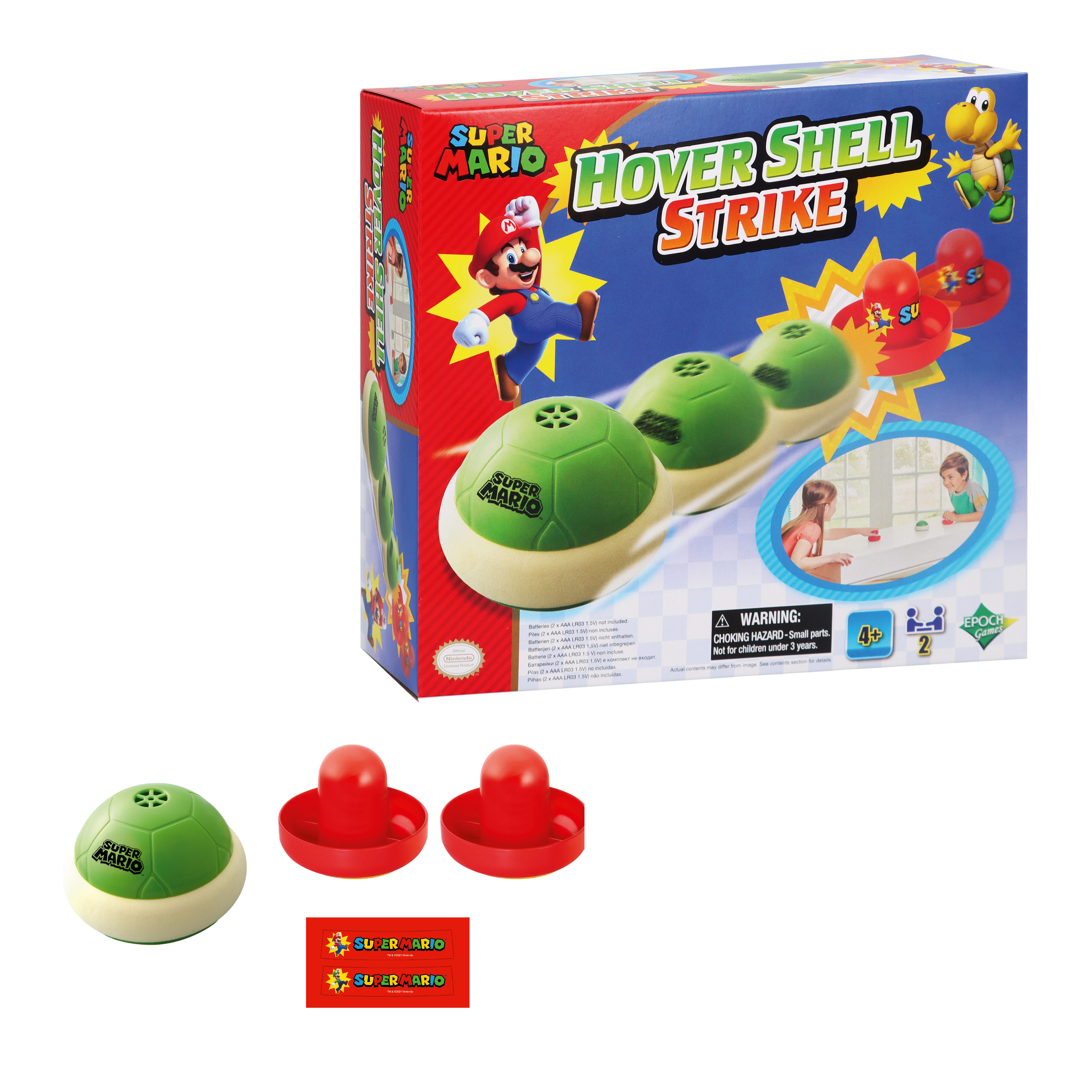 EPOCH Games Spiel Super Mario™ Hover Shell Strike, Familienspiel