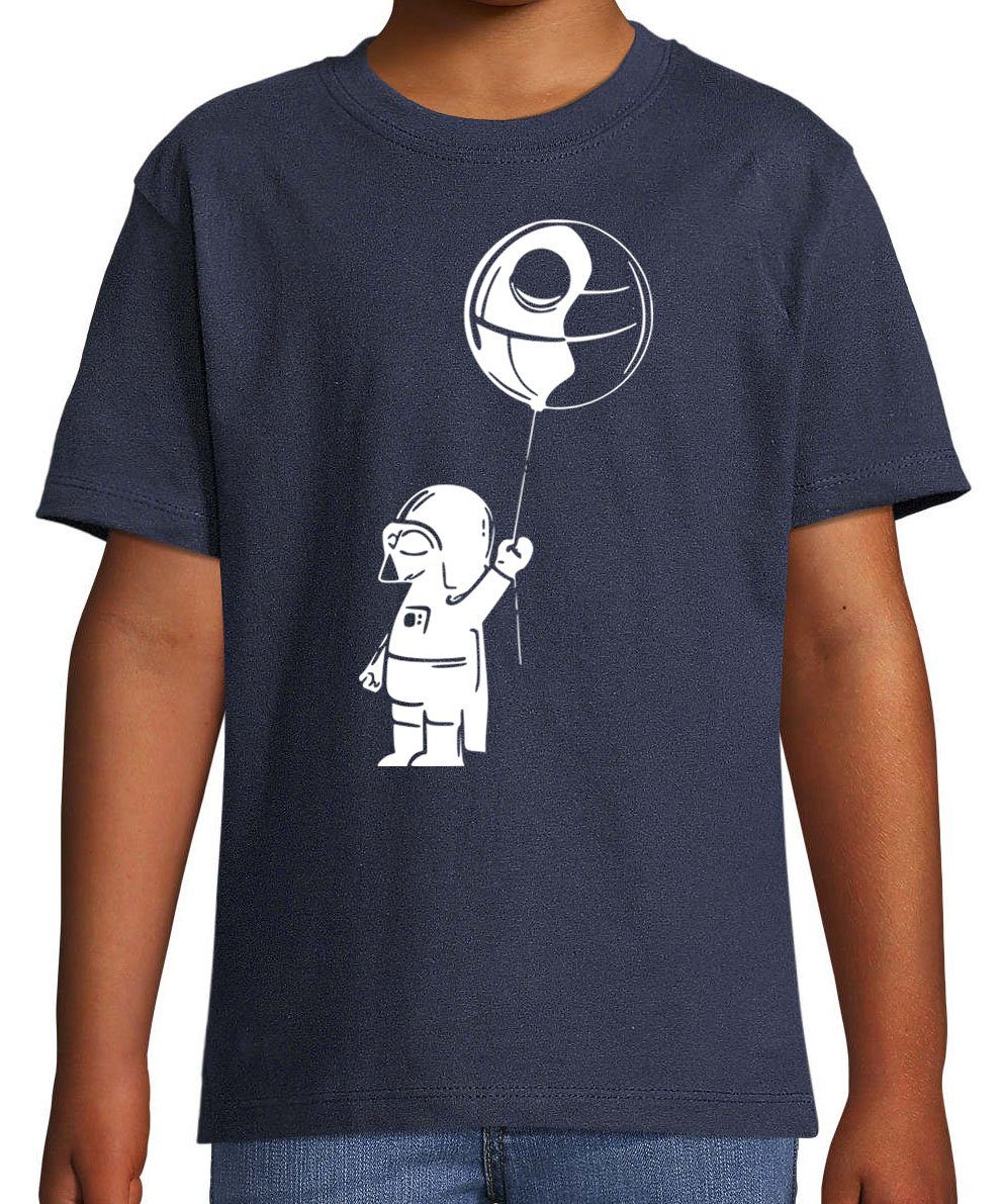 Youth Designz Jungen Baby trendigem Mädchen Kinder Vater Shirt Navyblau und T-Shirt Frontprint mit für