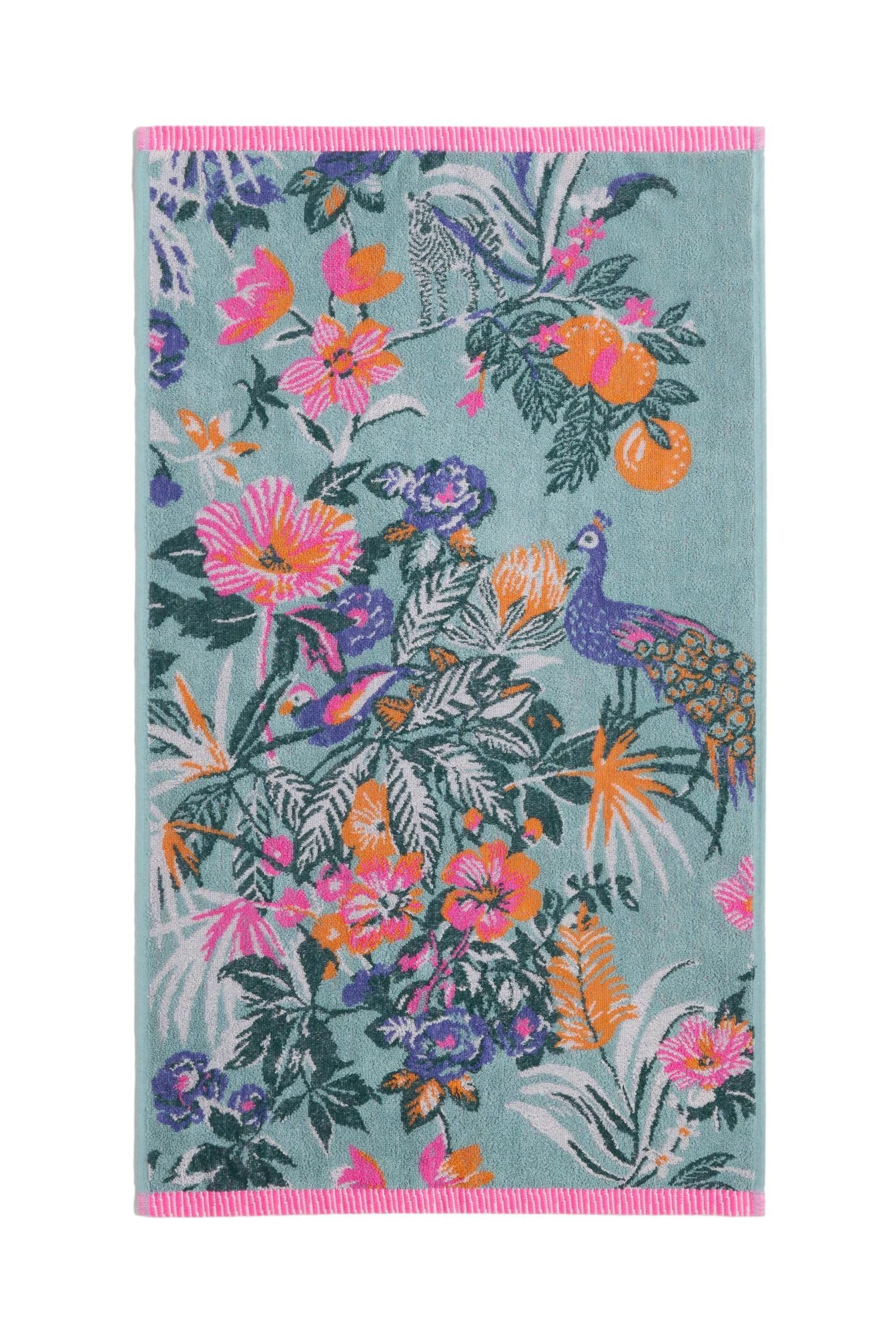 Next Handtuch Geblümtes Handtuch, 6 Farben, (1-St)