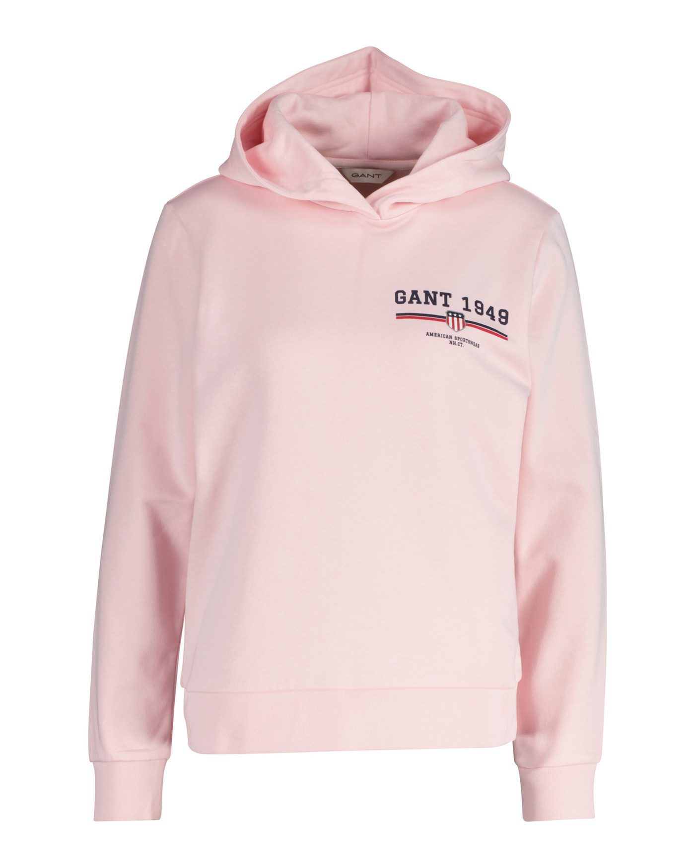 Gant Hoodie REG GRAPHIC HOODIE gerippte günstig online kaufen