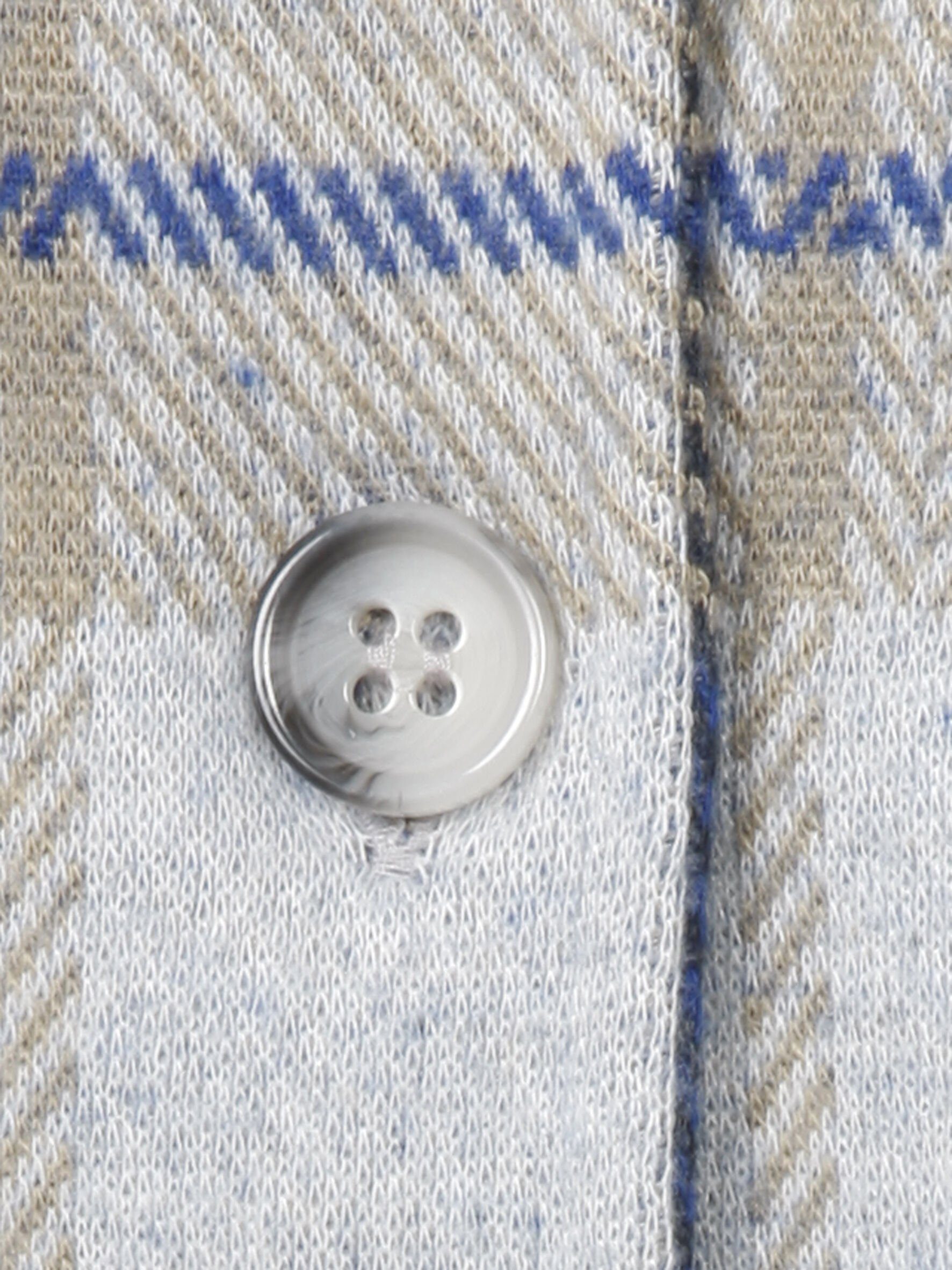 VIA APPIA DUE Langarmbluse mit Tartan-Muster