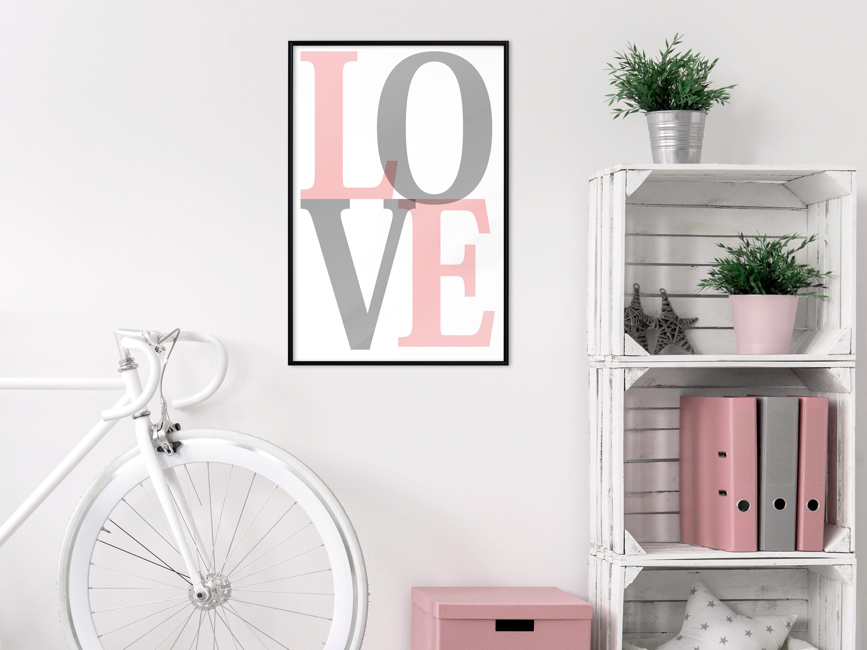 Artgeist Poster Grey Love []