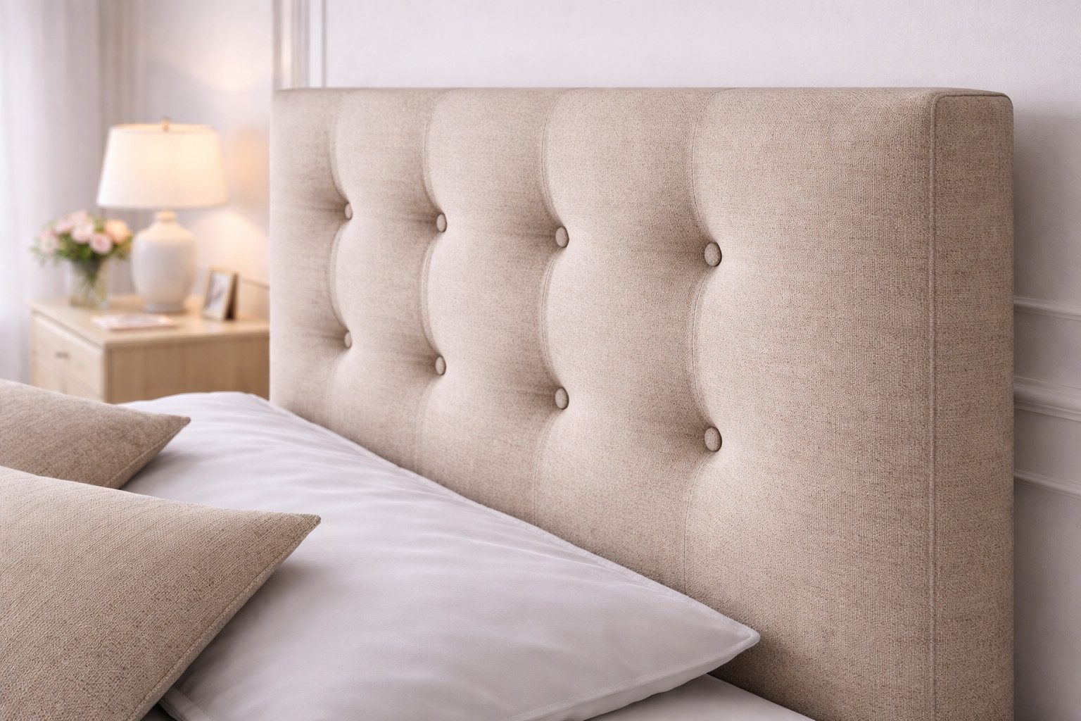 Tesla Dreams Boxspringbett Ronda 7-Zonen-Taschenfederkern-Matratzen, H2/H3/H4 (Härtegrad wählbar) (inkl. Topper, Echtes Boxspring: Taschenfederkern in Box & Mat – Bild 5 von 5