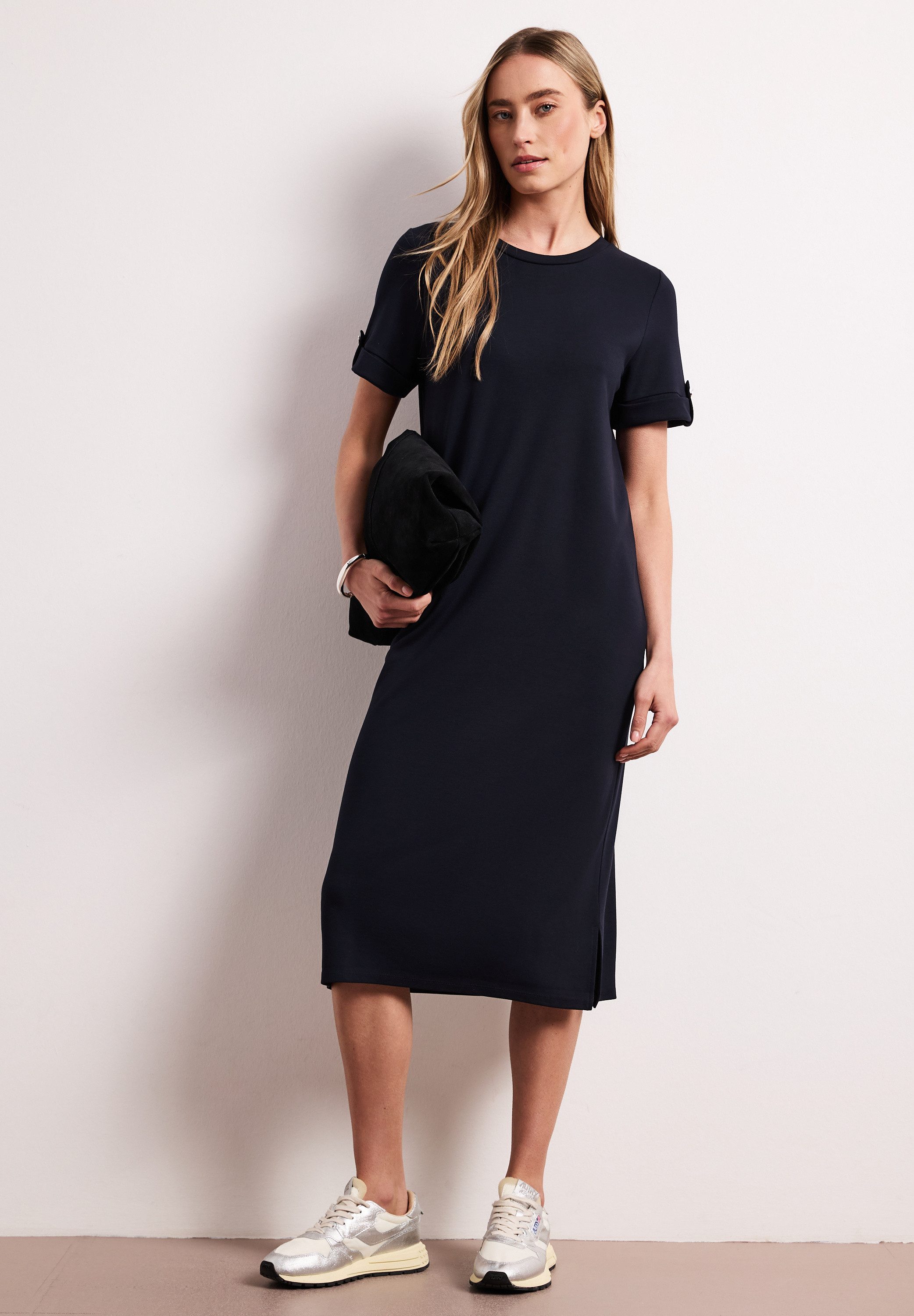 STREET ONE Jerseykleid mit Rundhalsausschnitt